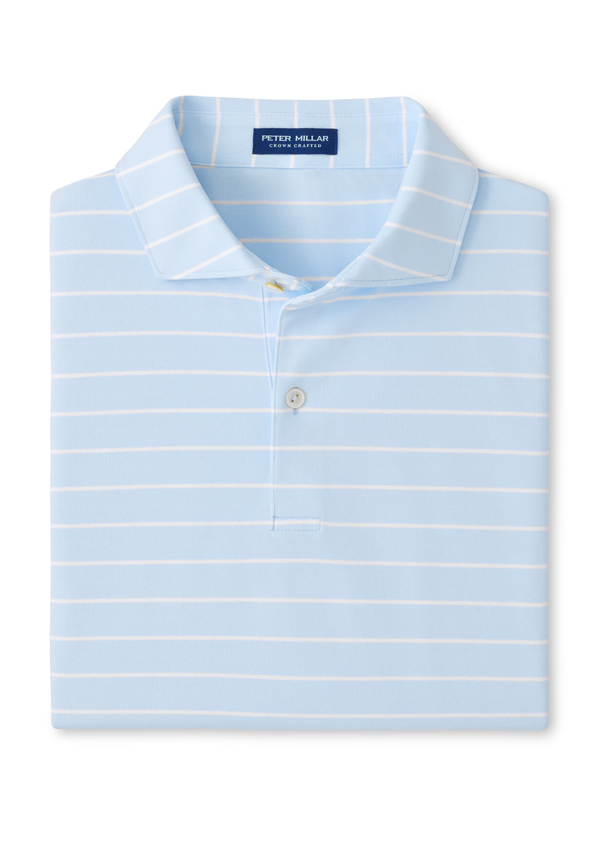Peter Millar Men's Coda Performance Mesh Polo SP26 - Blue Brisk - SM