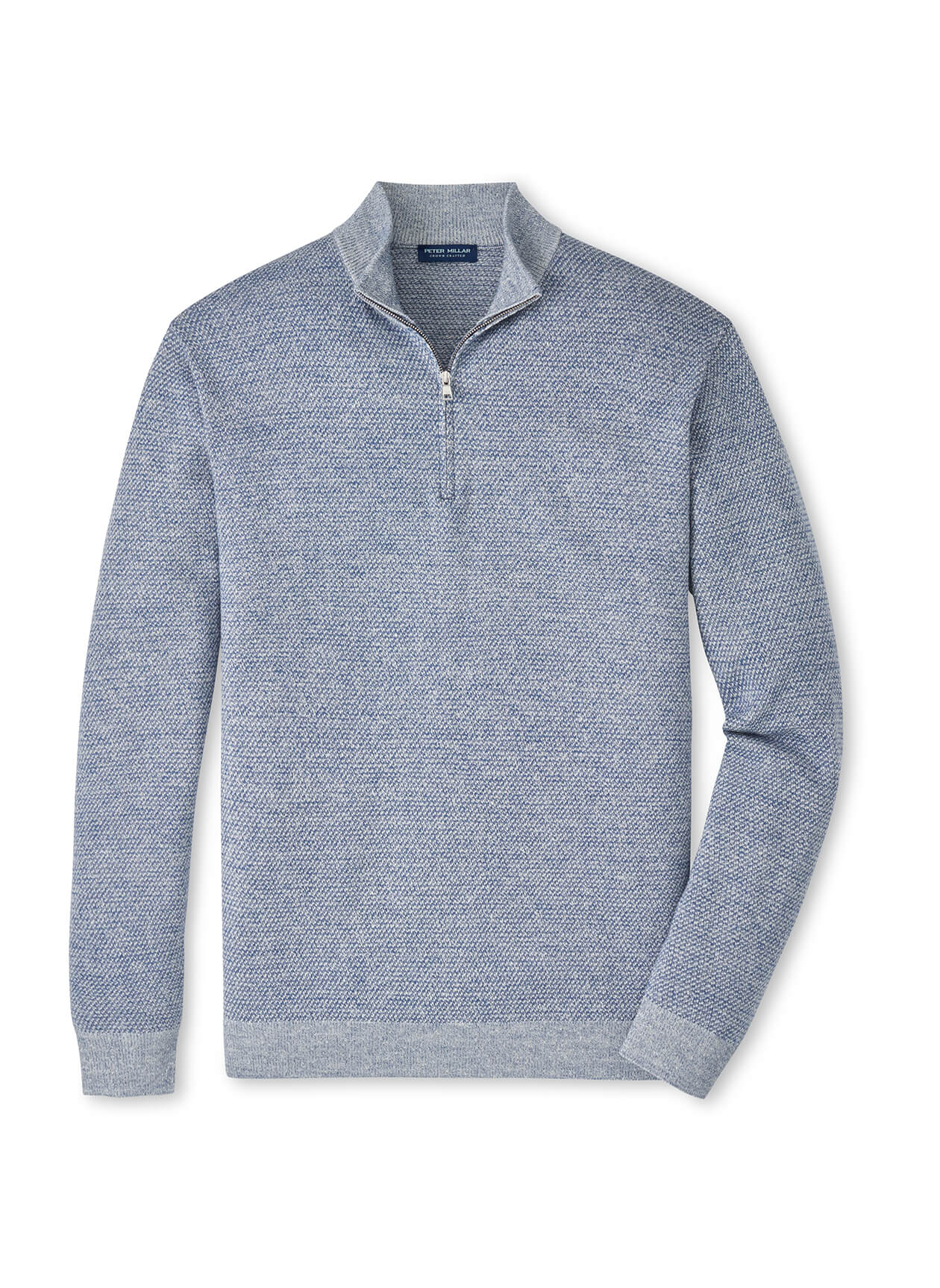Peter Millar Men's Barlow Quarter-Zip Sweater - Gale Grey - MD