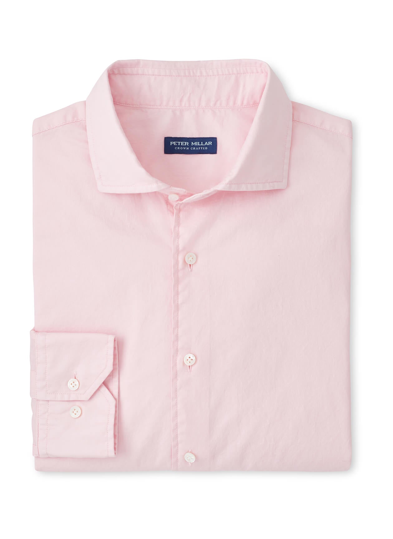 Peter Millar Men's Journeyman Cotton Sport Shirt - Misty Rose - SM