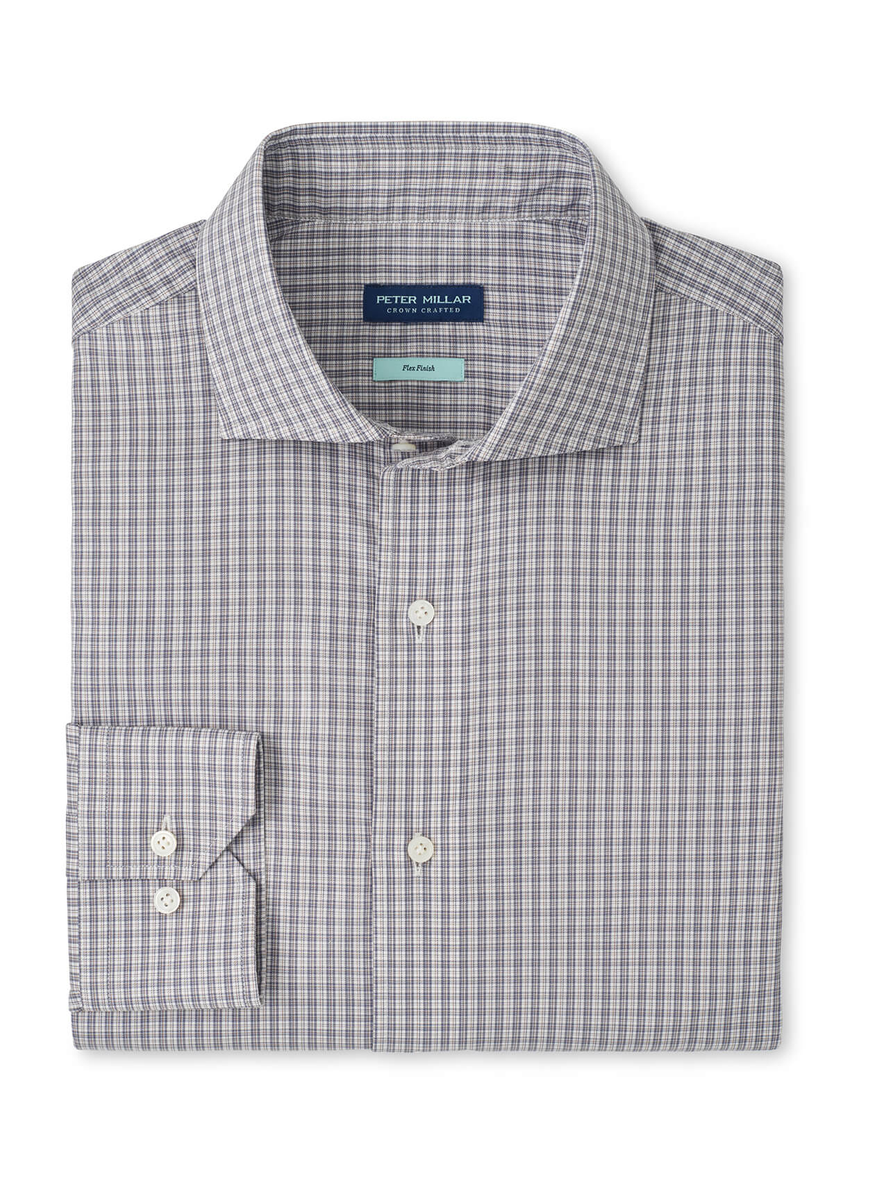 Peter Millar Men's Dante Cotton Sport Shirt - Storm - SM
