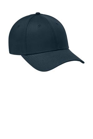 Black New Era - Structured Stretch Cotton Cap. NE1000 - L/XL