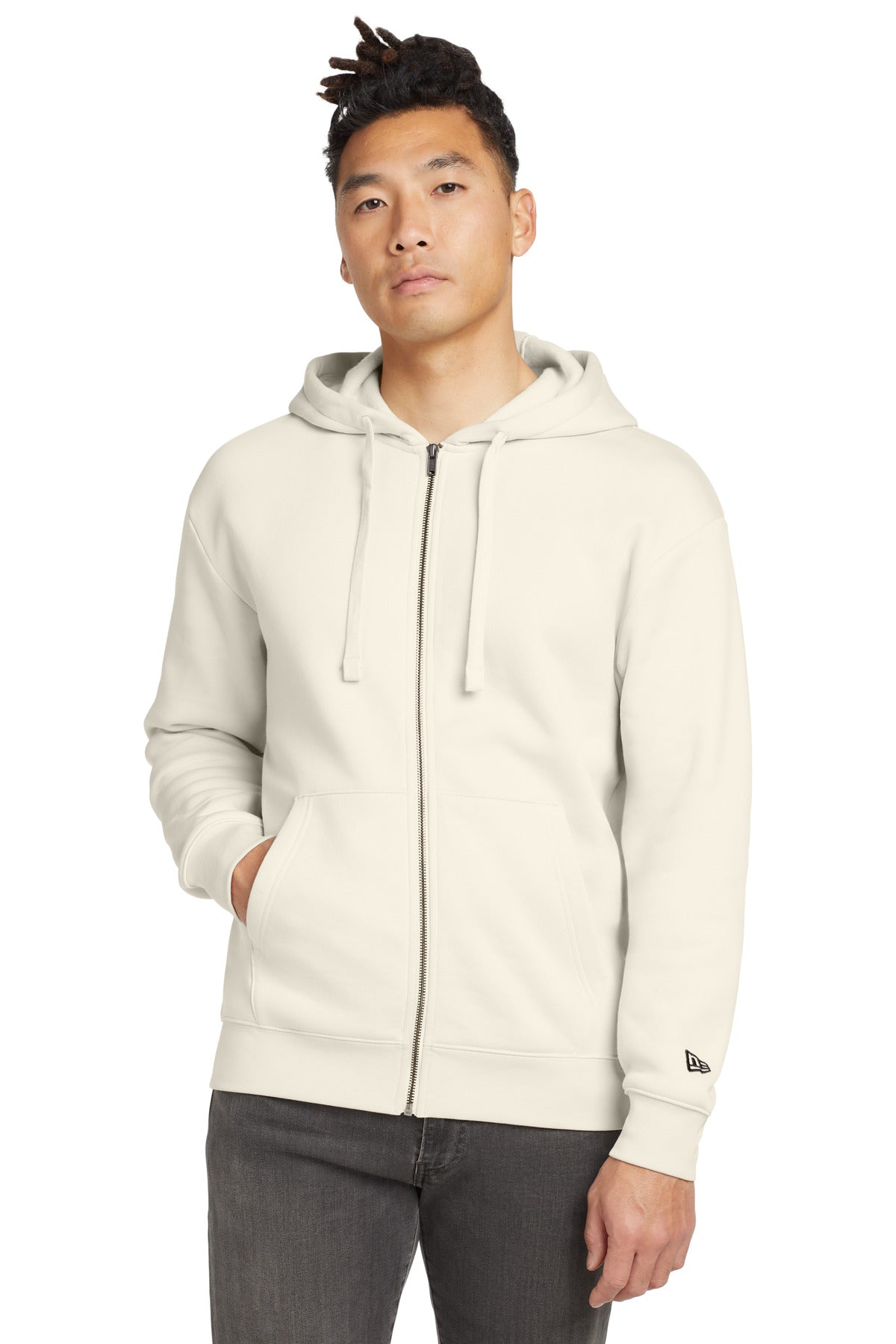 SanMar NEA526_softbeige_model_front.jpg