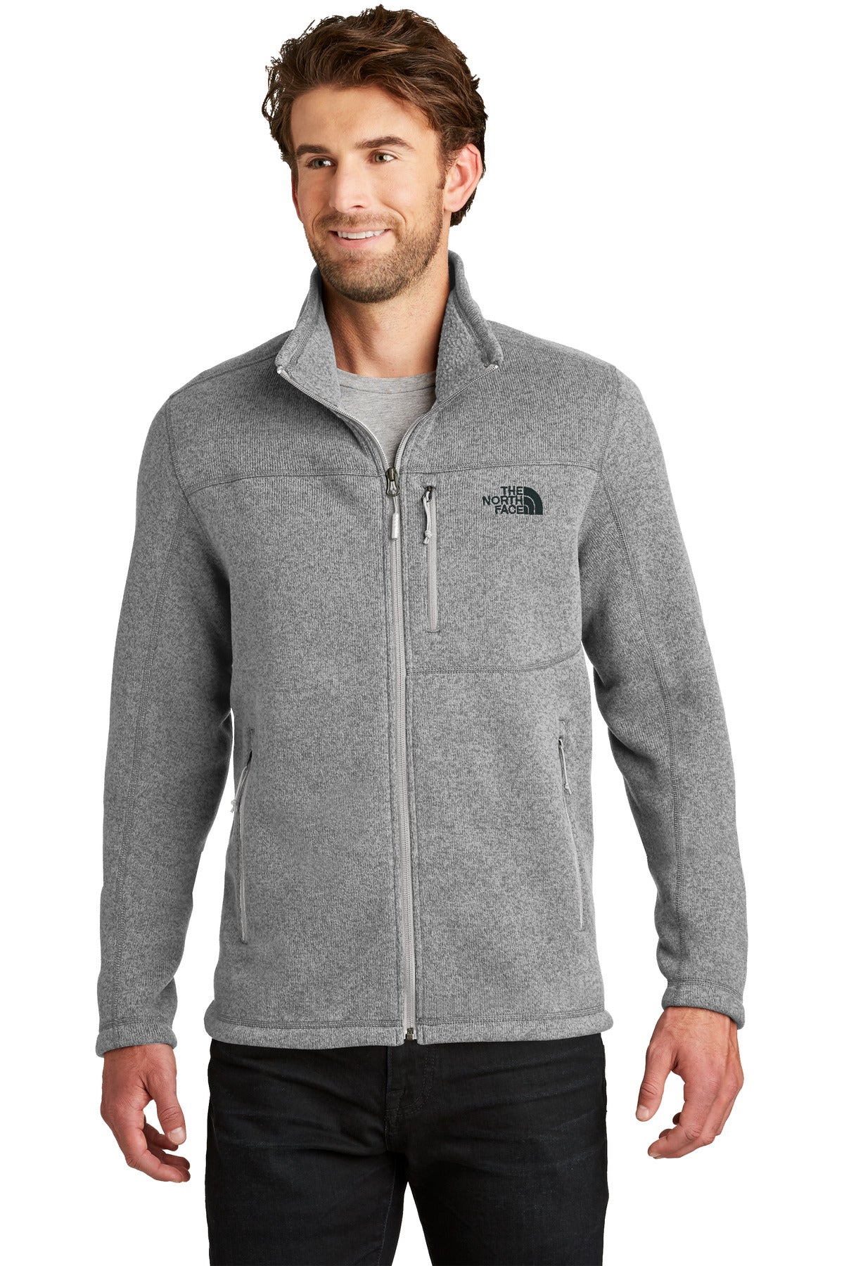 SanMar NF0A3LH7_TNFmediumgreyheather_model_front.jpg