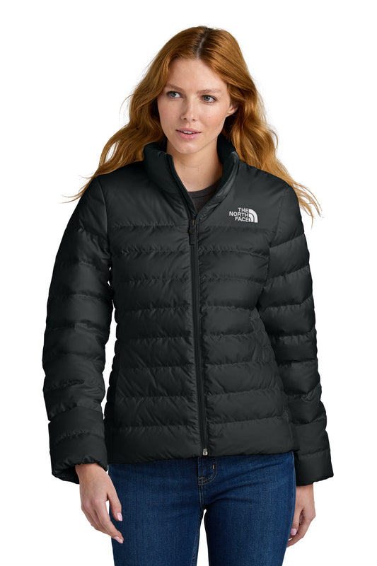 Front View of TNFBlack The North Face Women's Down Hybrid Jacket NF0A7V4G - S