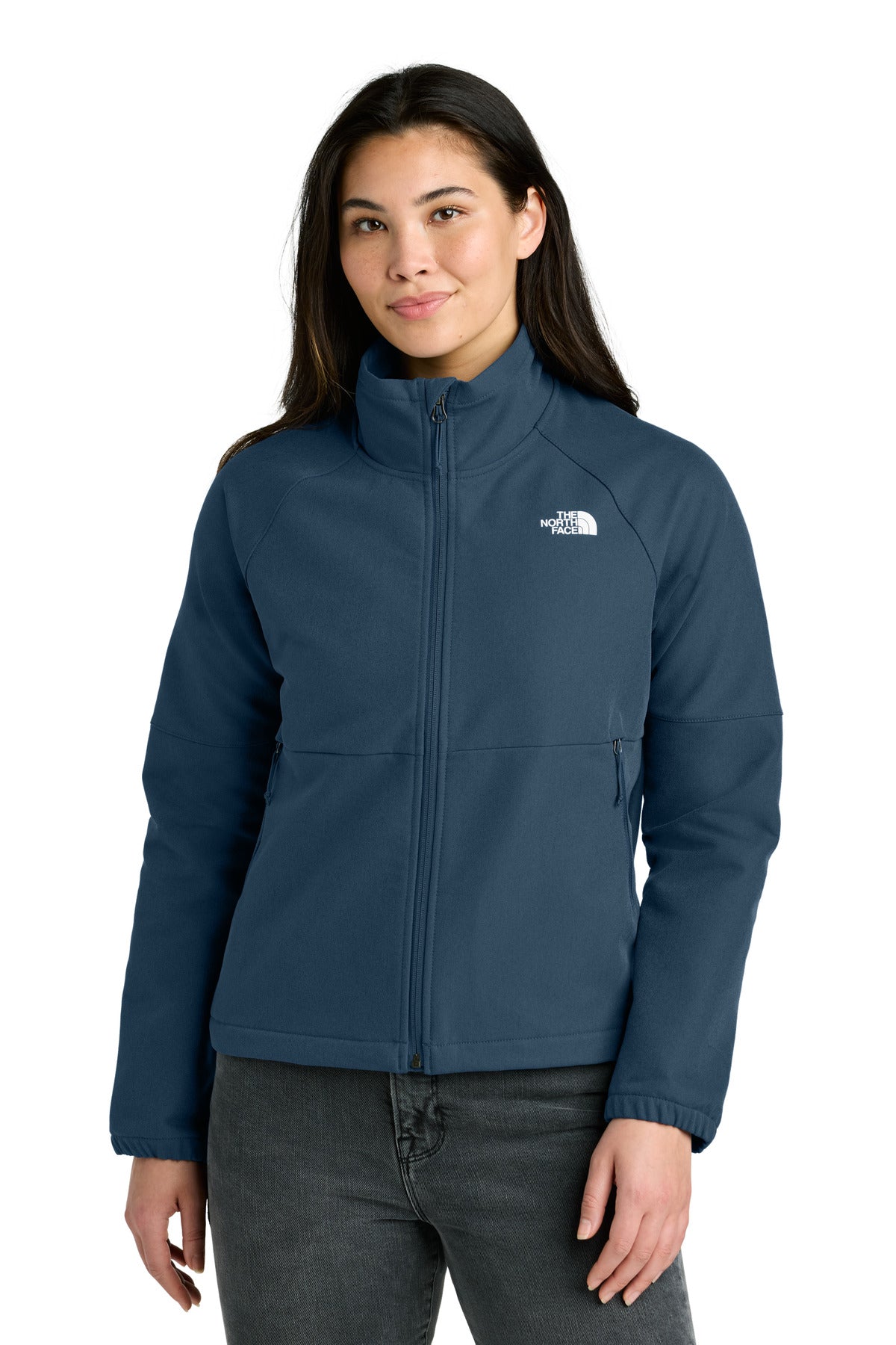 SanMar NF0A8C5C_shadybluedarkheather_model_front.jpg