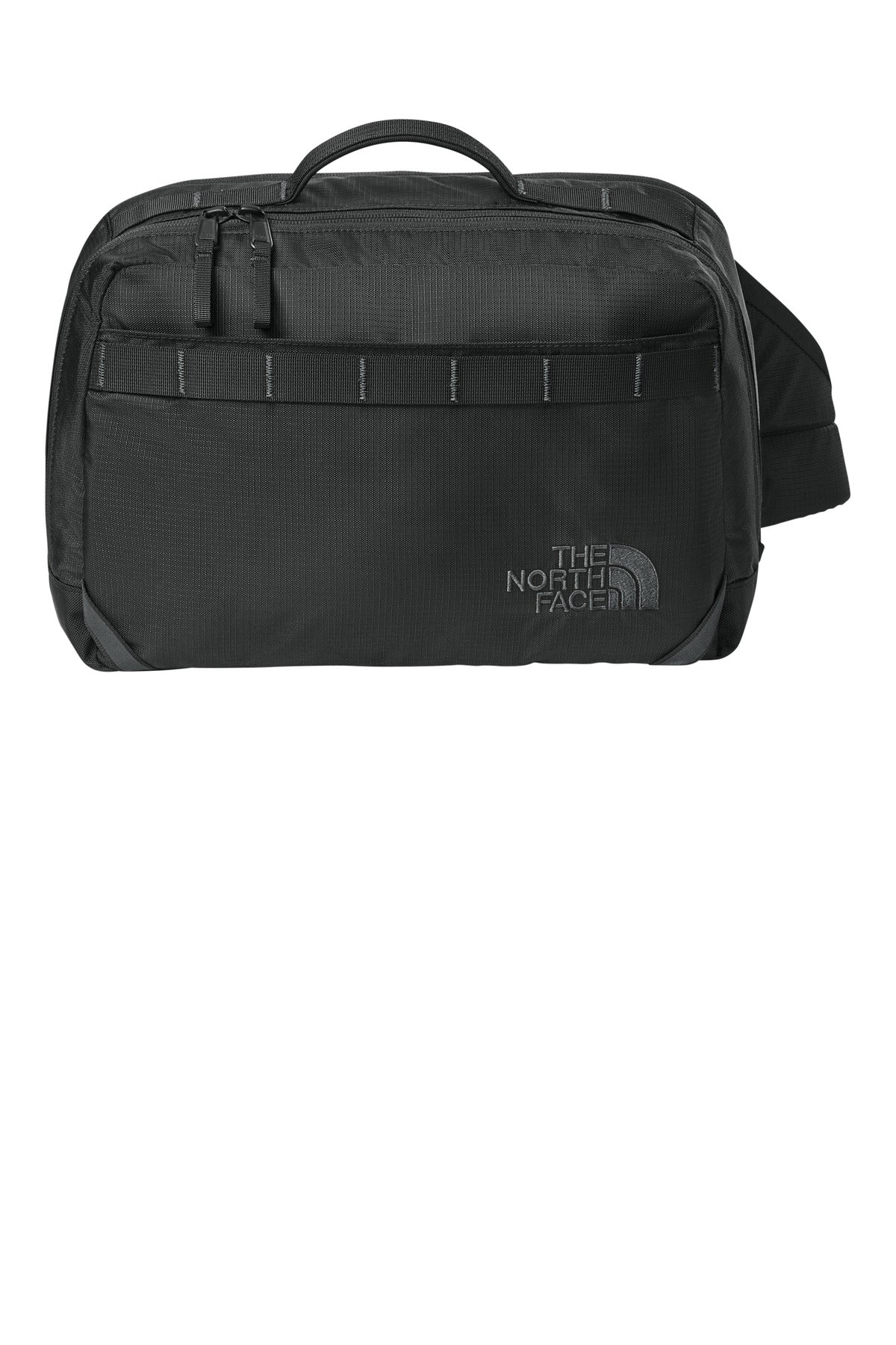Front View of TNFBlack The North Face 11L Travel Sling NF0A8EZM