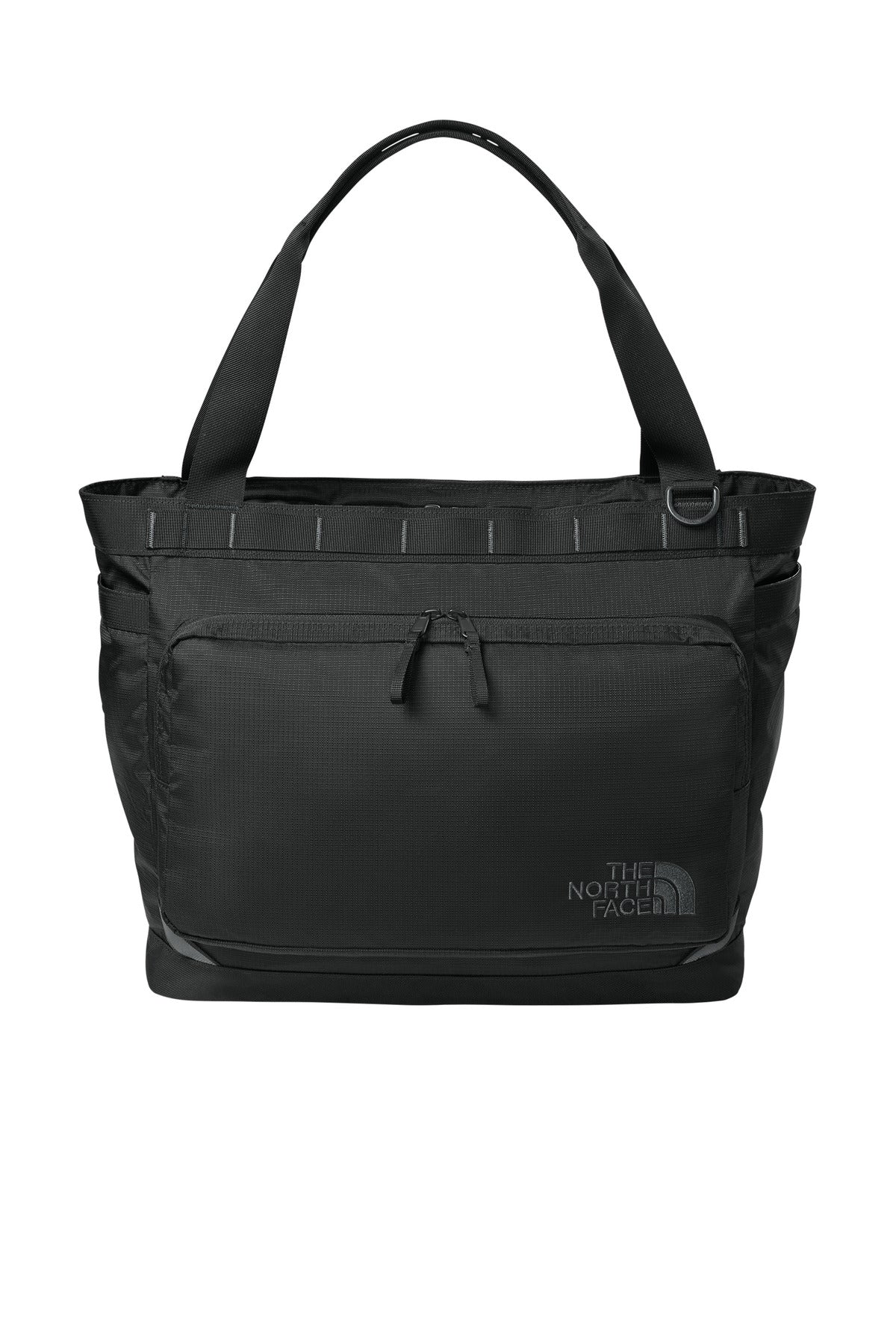 Front View of TNFBlack The North Face 25L Travel Tote NF0A8EZN