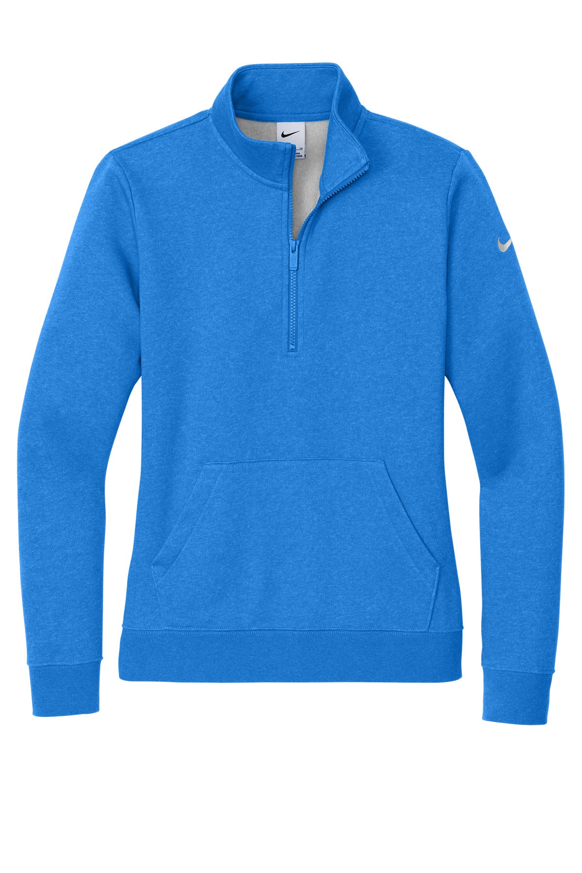 Nike Women's Club Fleece Sleeve Swoosh 1/2-Zip NKDX6720