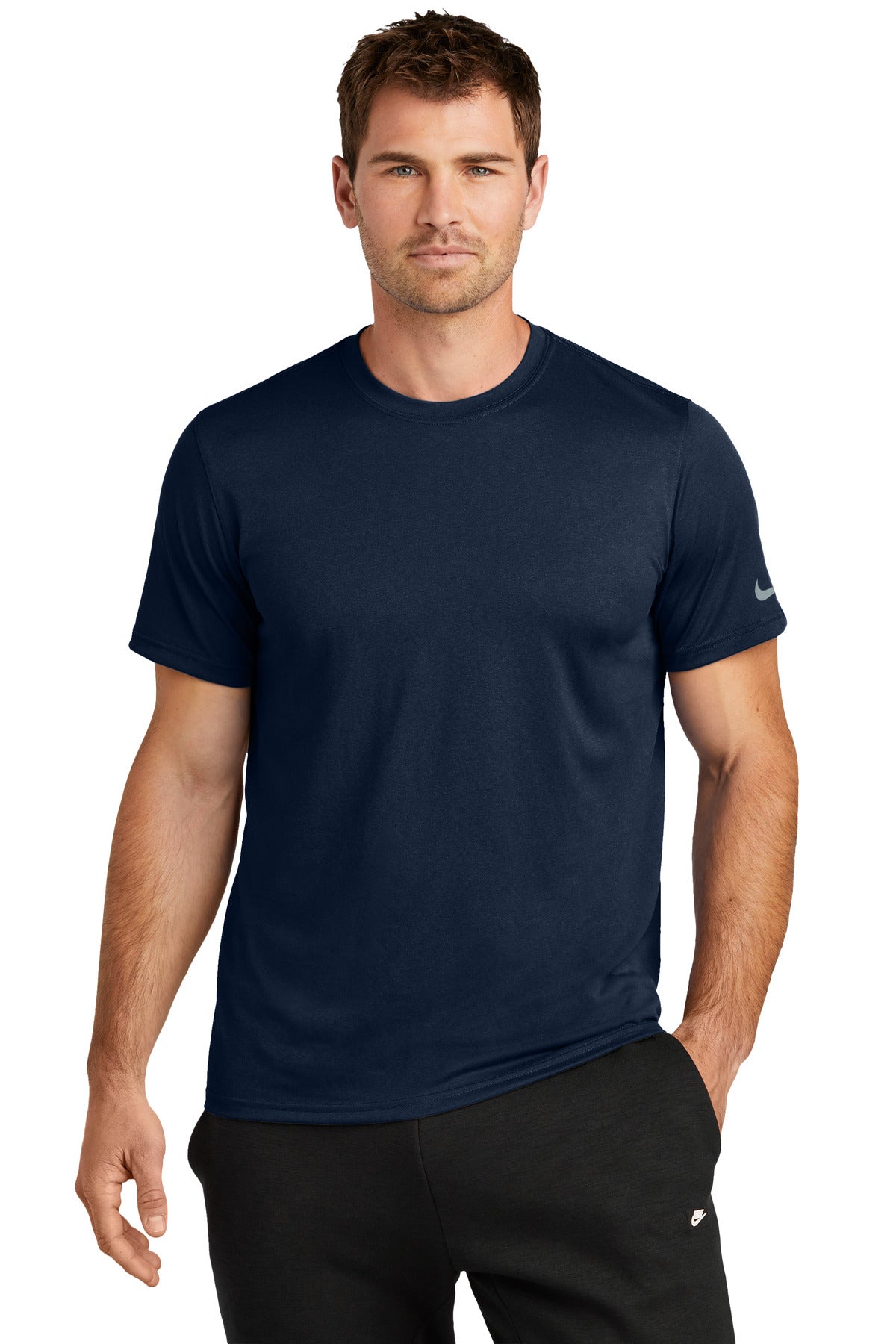 SanMar NKDX8730_collegenavy_model_front.jpg