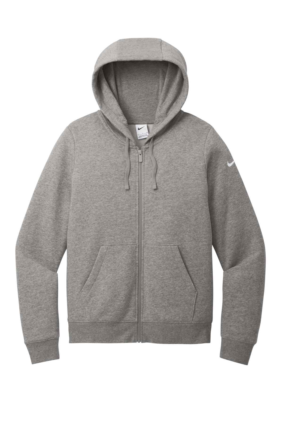 Nike Women's Club Fleece Sleeve Swoosh Full-Zip Hoodie NKFD9890