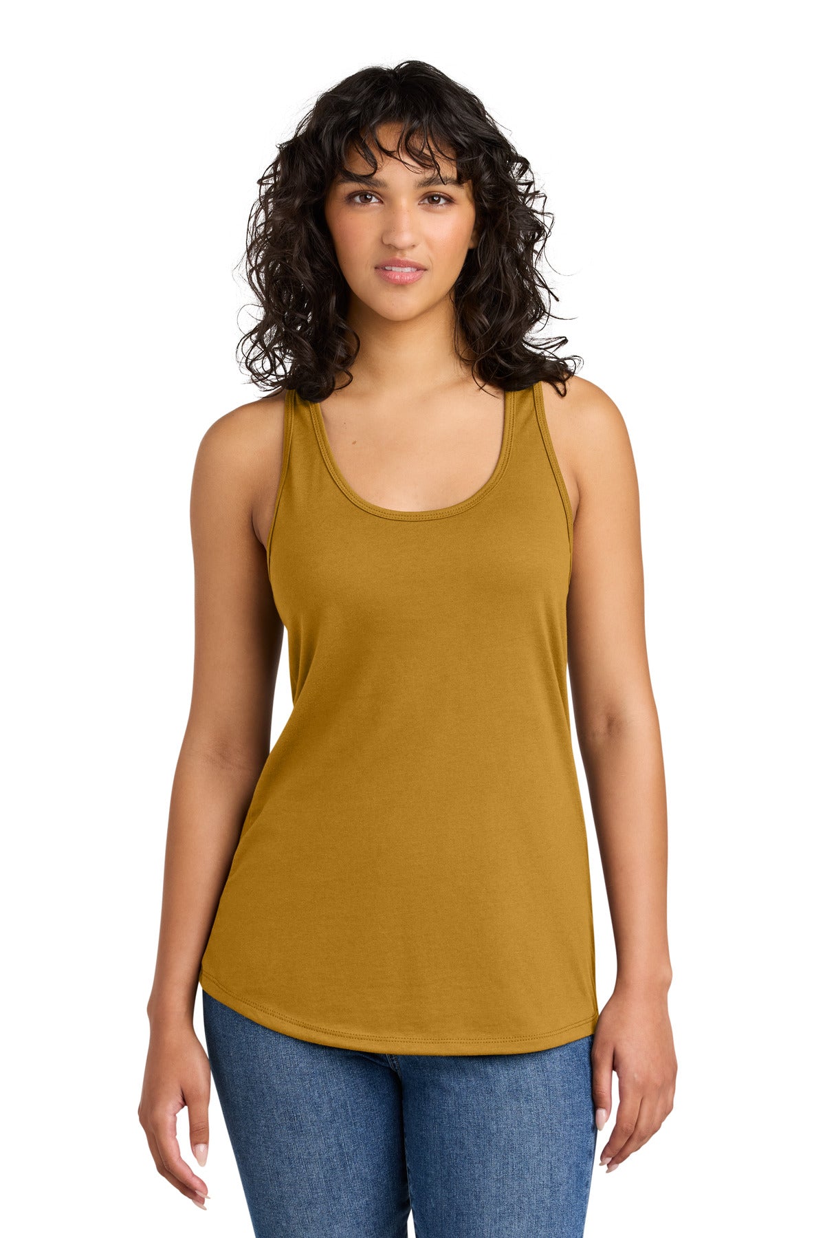 Front View of AntqGold Next Level Apparel Women's Ideal Racerback Tank NL1533 - XS