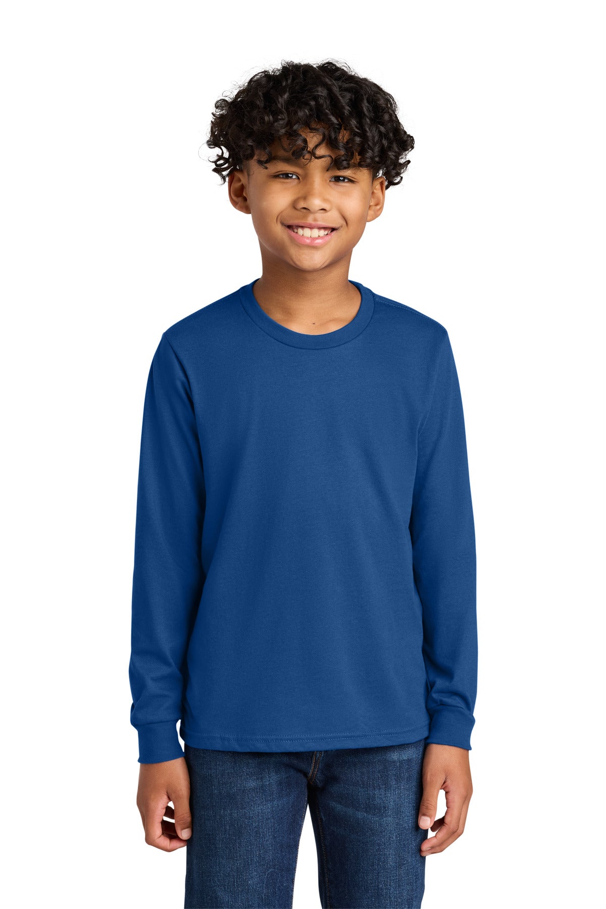 Next Level Apparel Youth Cotton Long Sleeve Tee NL3311