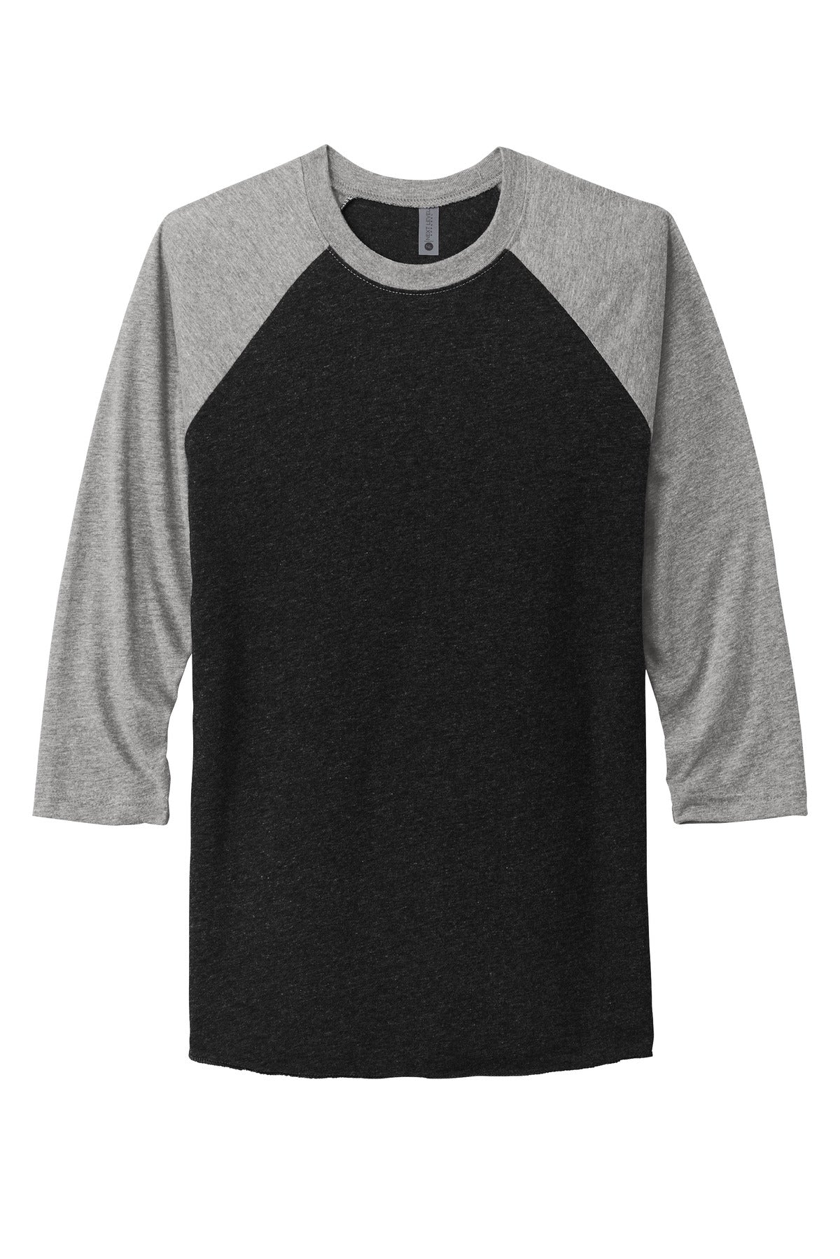 Next Level Apparel Adult Tri-Blend 3/4-Sleeve Raglan Tee. NL6051