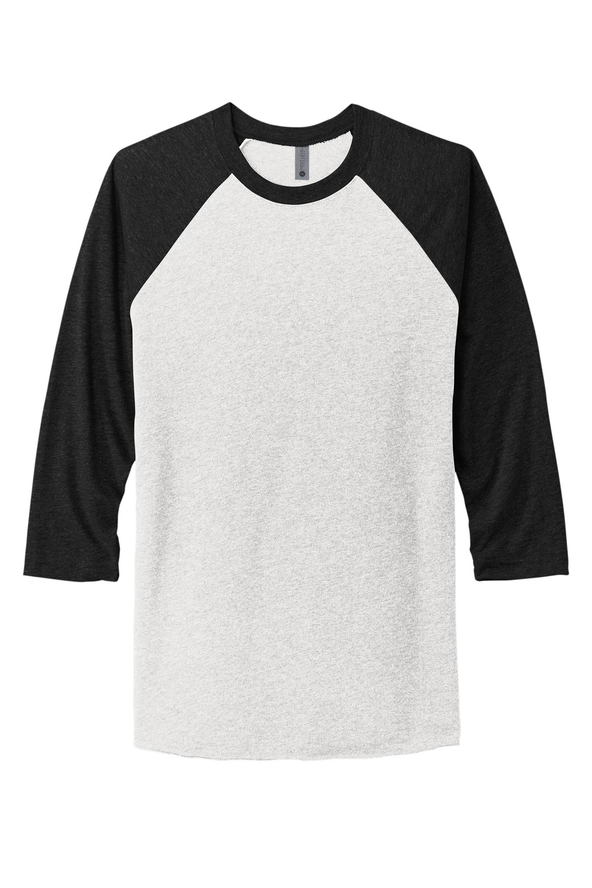 Next Level Apparel Adult Tri-Blend 3/4-Sleeve Raglan Tee. NL6051