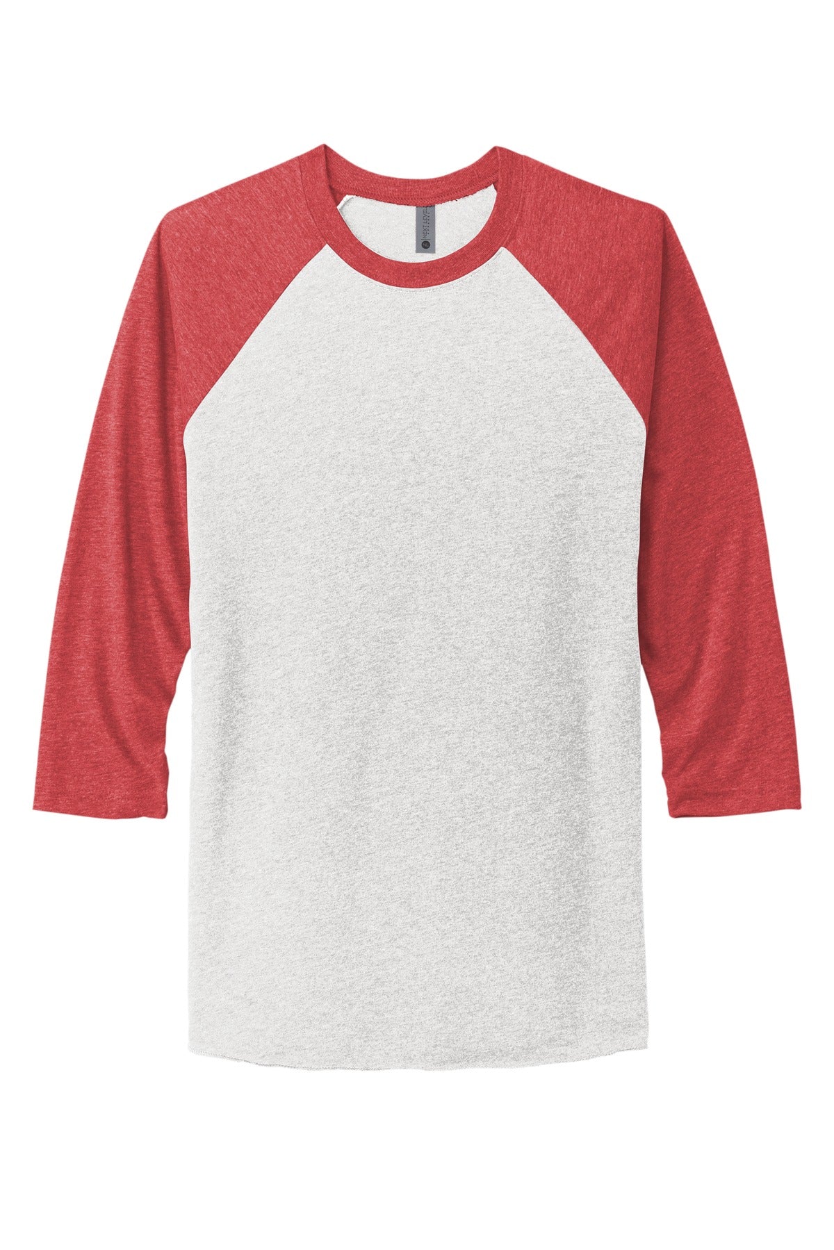 Next Level Apparel Adult Tri-Blend 3/4-Sleeve Raglan Tee. NL6051