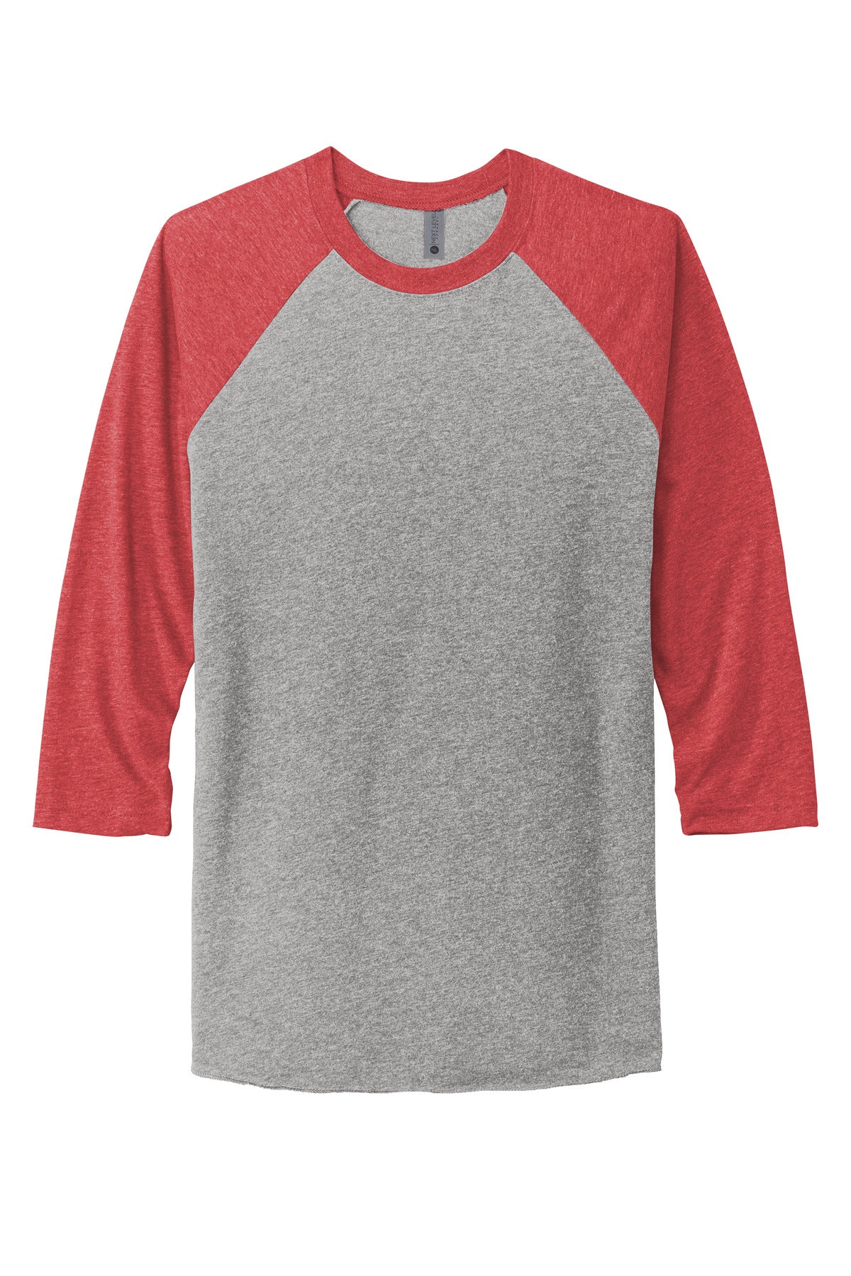 Next Level Apparel Adult Tri-Blend 3/4-Sleeve Raglan Tee. NL6051