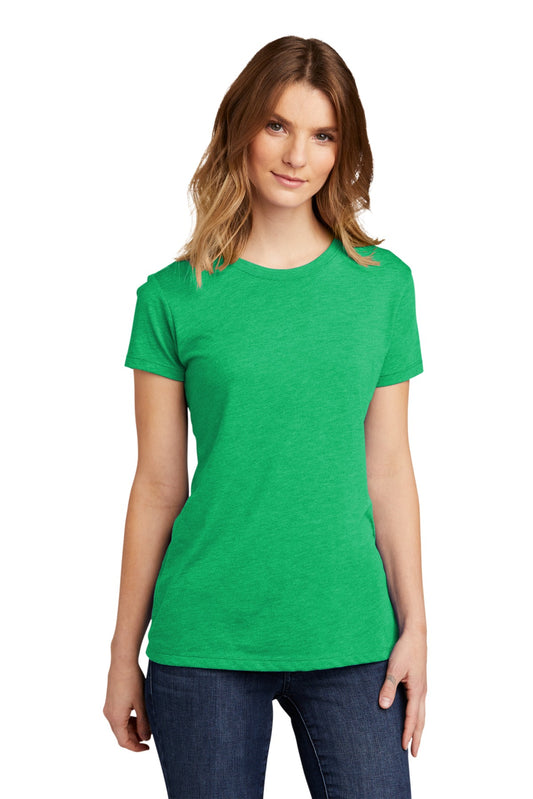 Front View of Envy Next Level Apparel Women's Tri-Blend Tee. NL6710 - S
