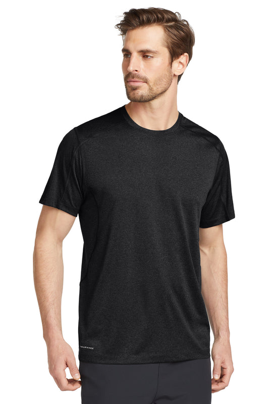 Front View of Blacktop OGIO Pulse Crew. OE320 - XS