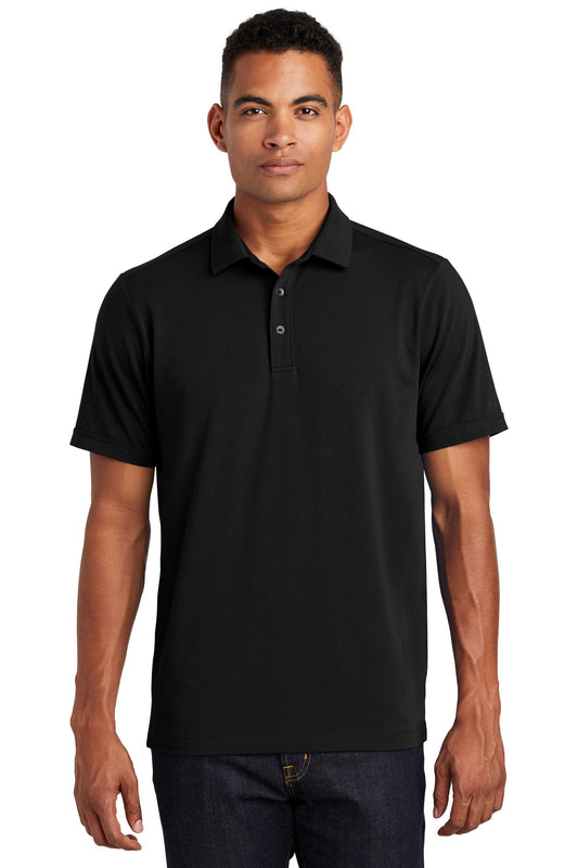 Front View of Blacktop OGIO Limit Polo. OG138 - XS