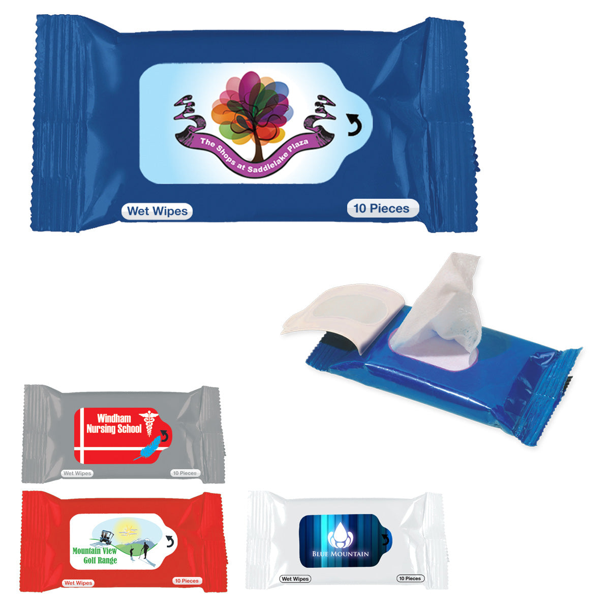 BLUE Pet Paw Soft Wipes - 10 Pack