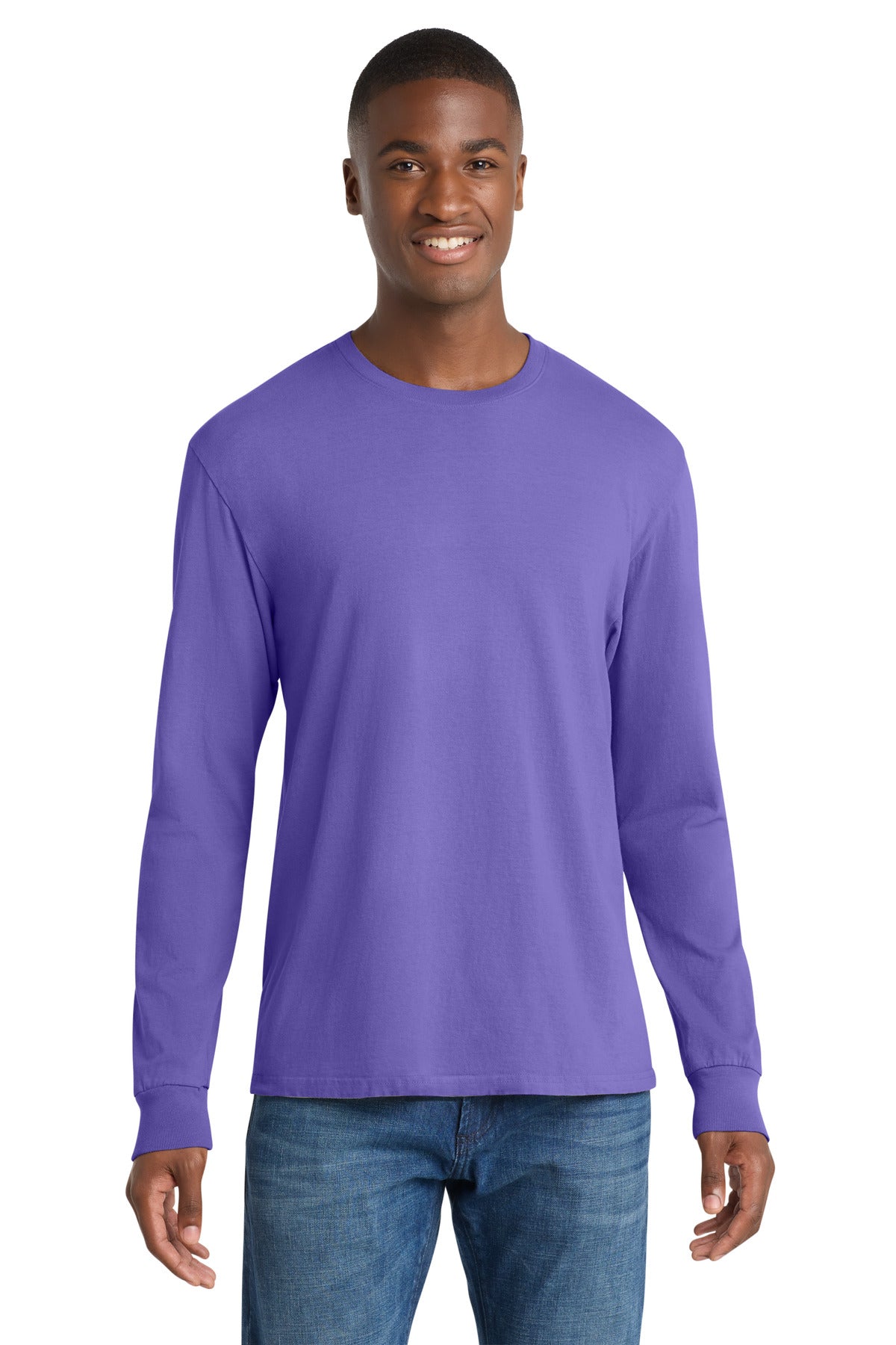 SanMar PC099LS_amethyst_model_front.jpg