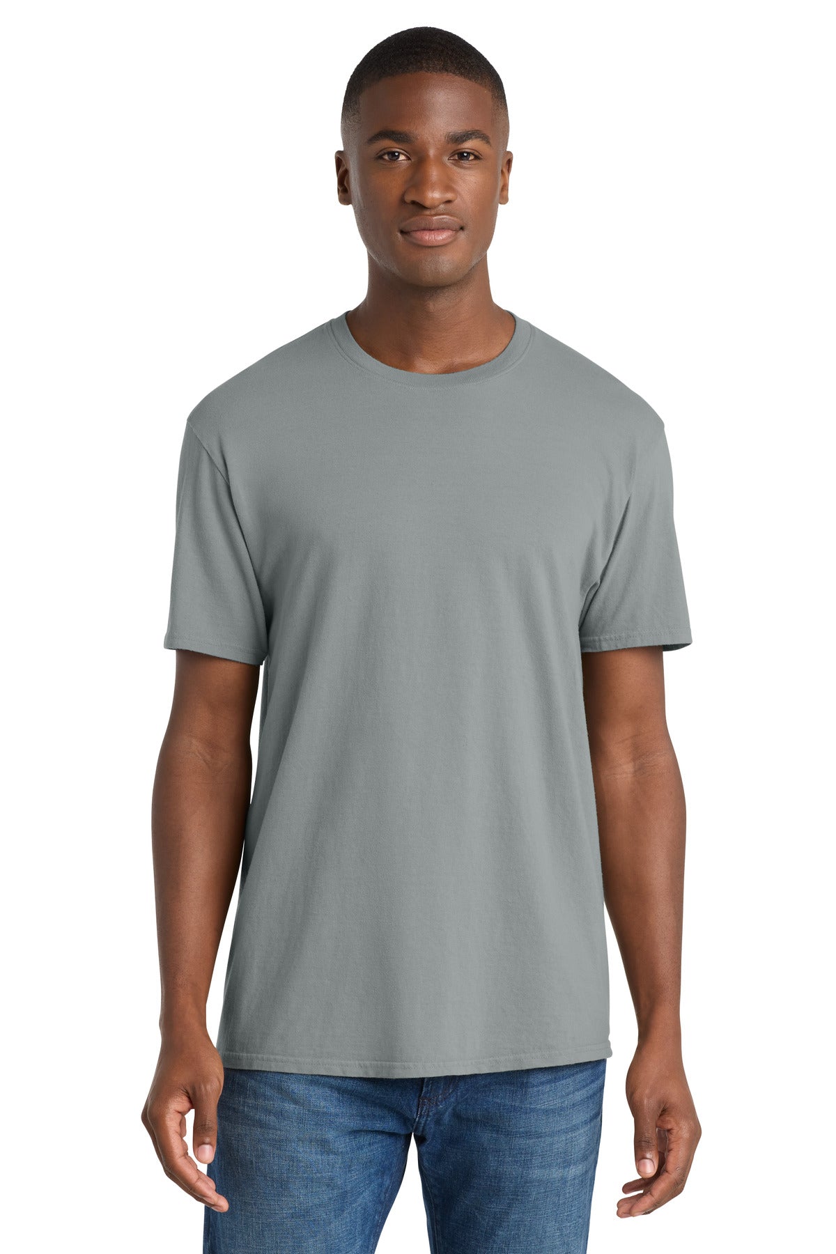 SanMar PC099_dovegrey_model_front.jpg