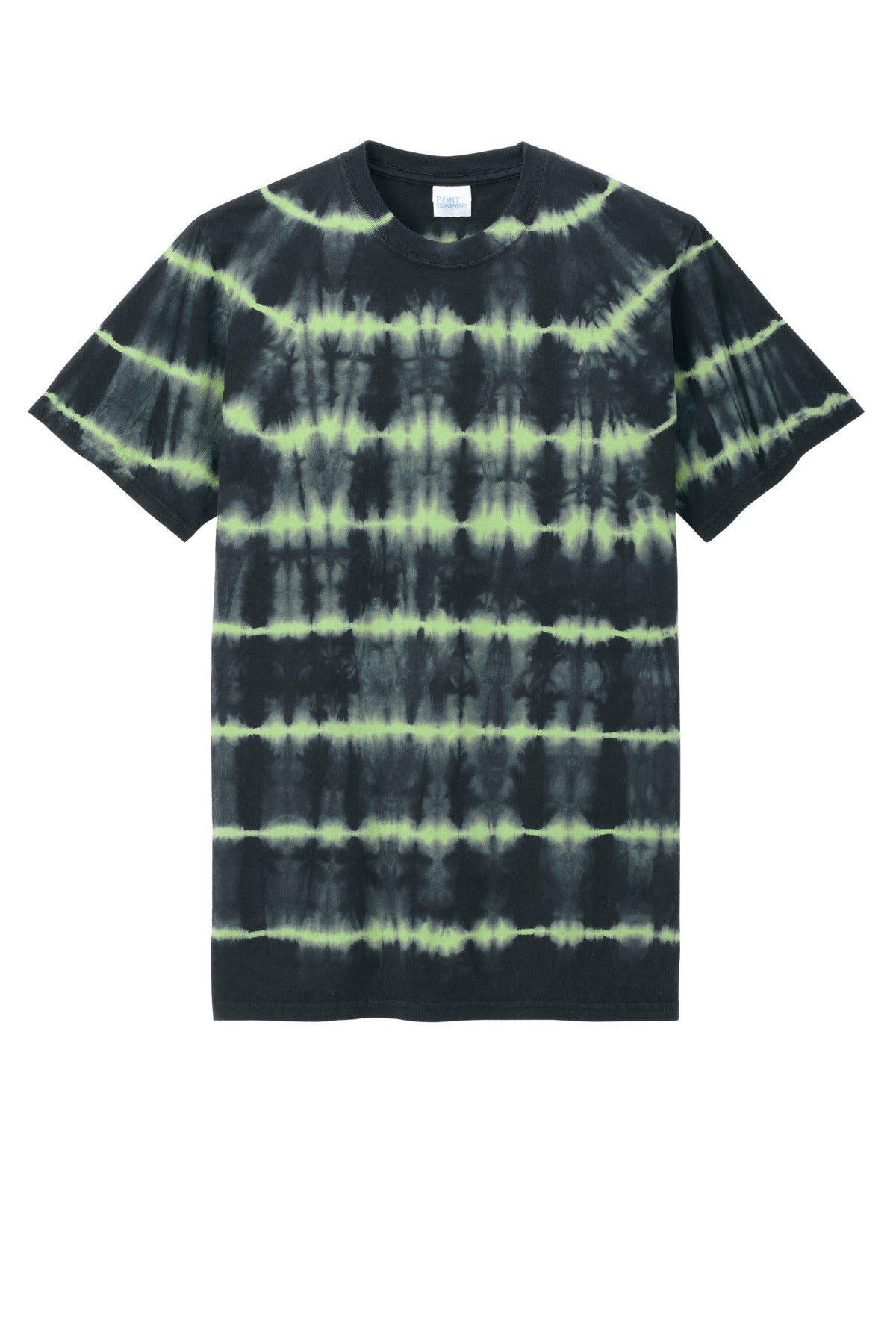 Port & Co Allover Stripe Tie-Dye Tee PC142