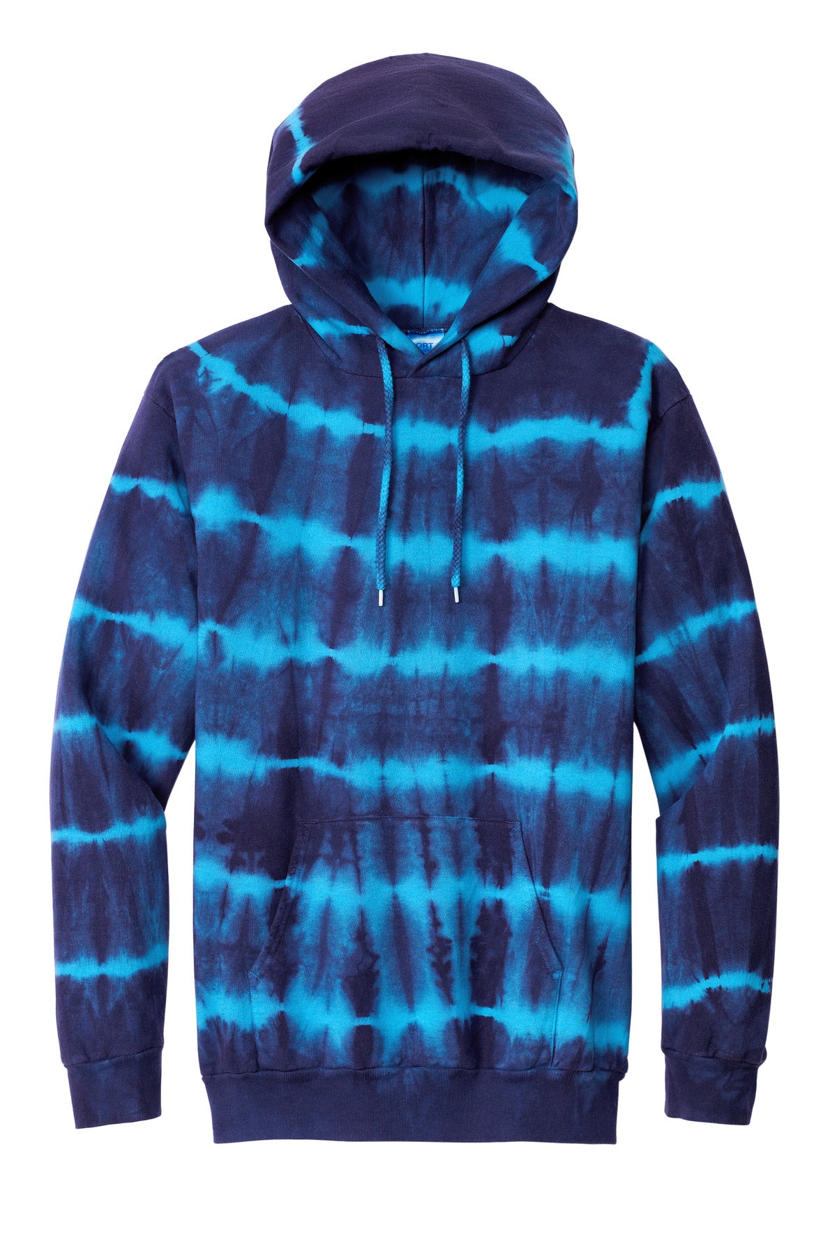 Port & Co Allover Stripe Tie-Dye Fleece PC143