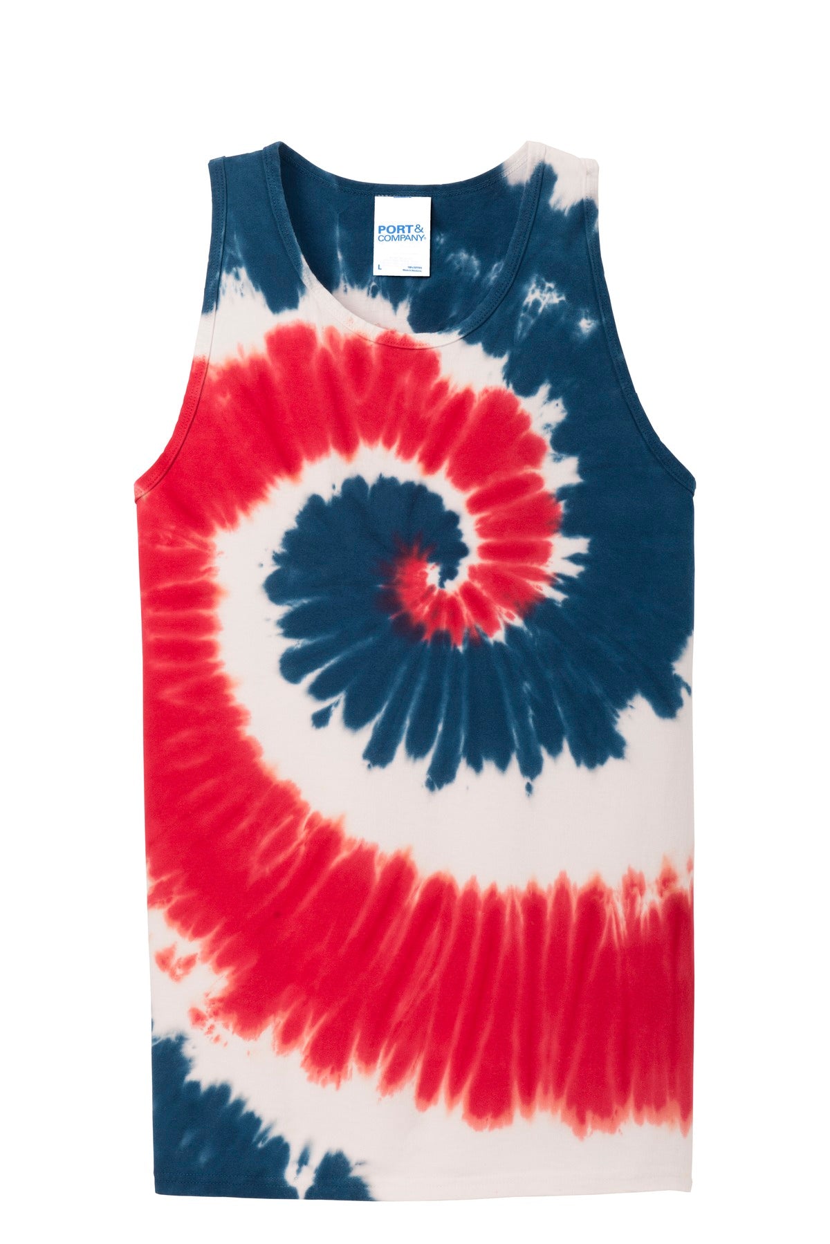 Port & Co Tie-Dye Tank Top. PC147TT