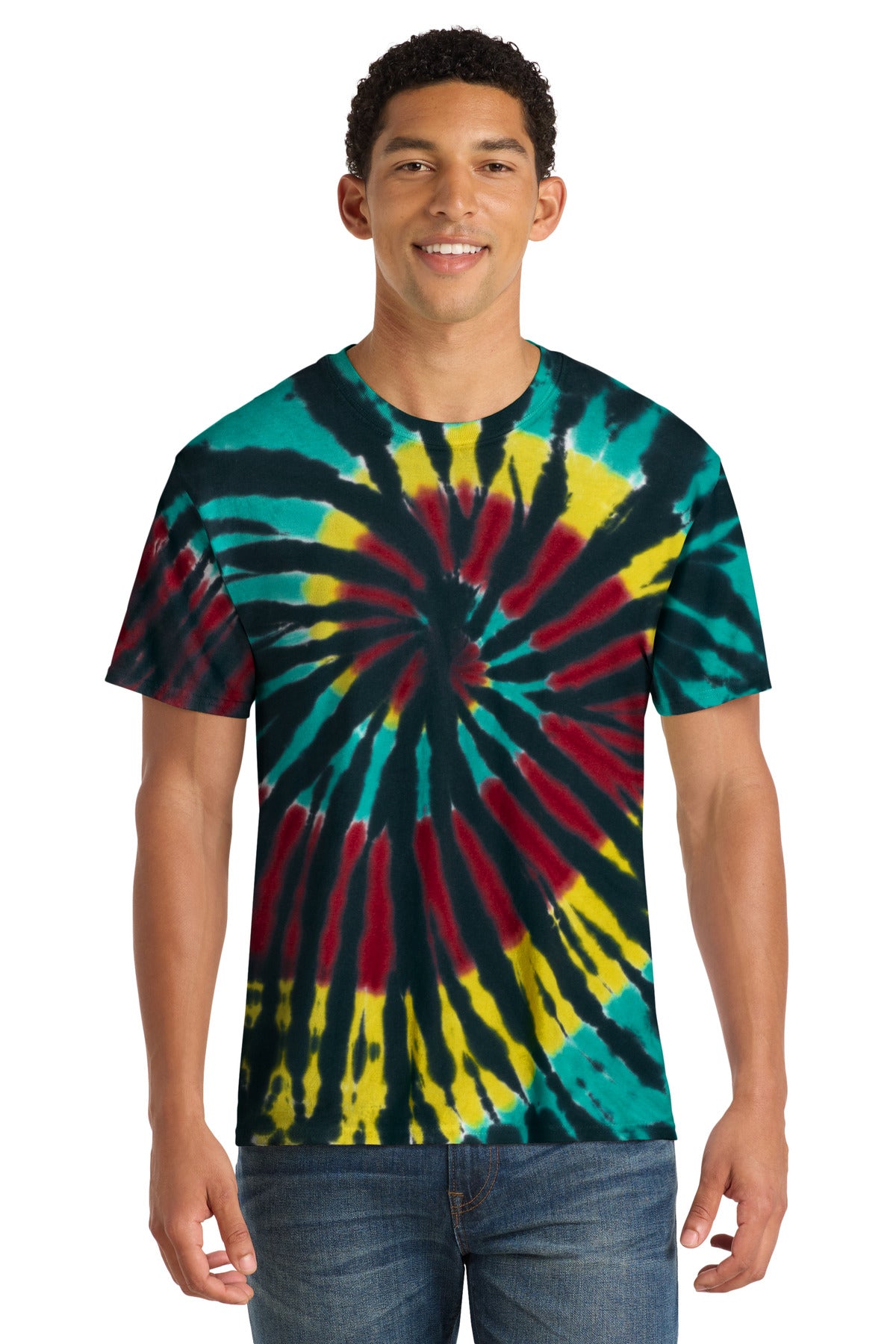 Port & Co Tie-Dye Tee. PC147