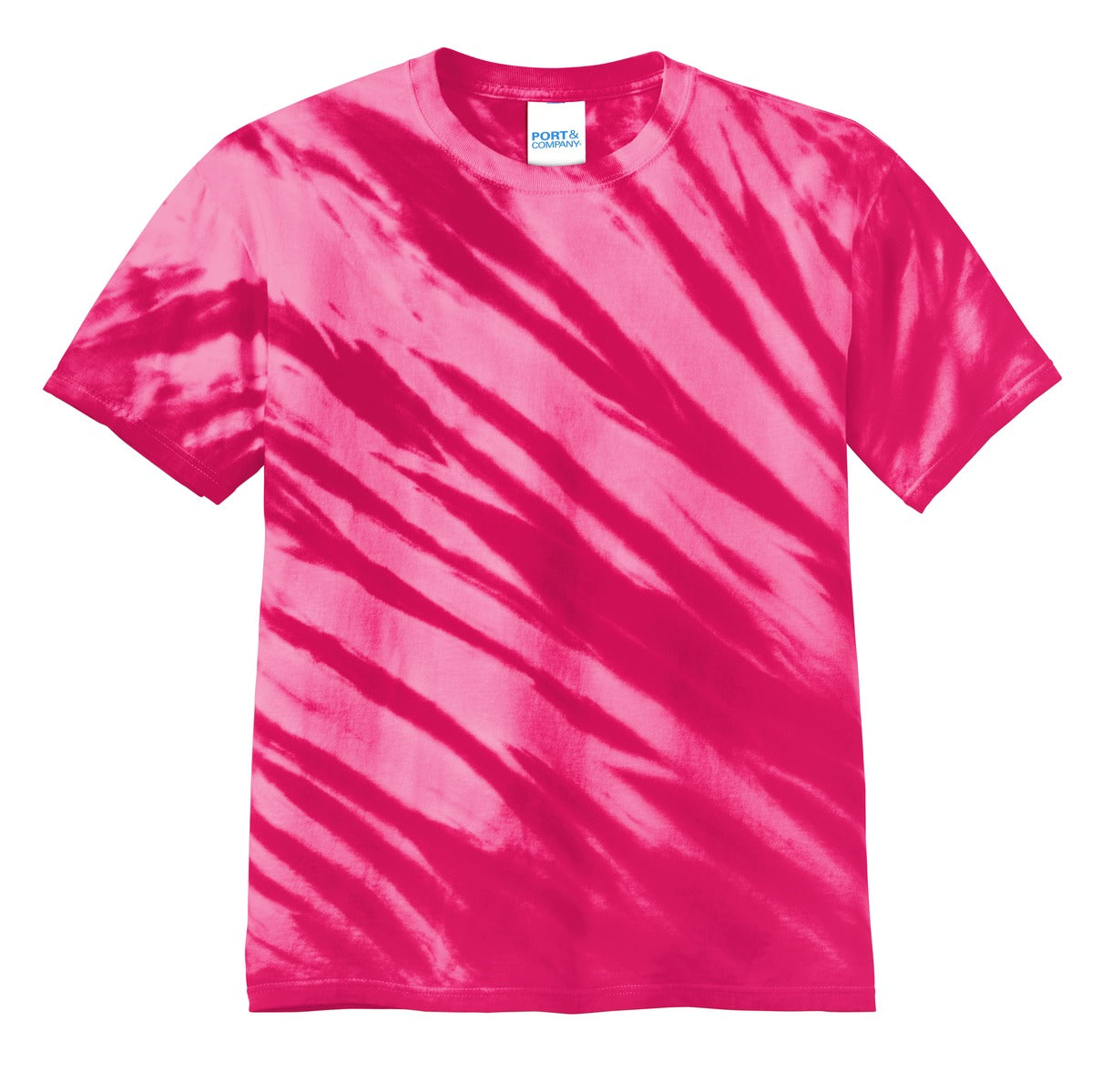 Port & Company - Tiger Stripe Tie-Dye Tee. PC148