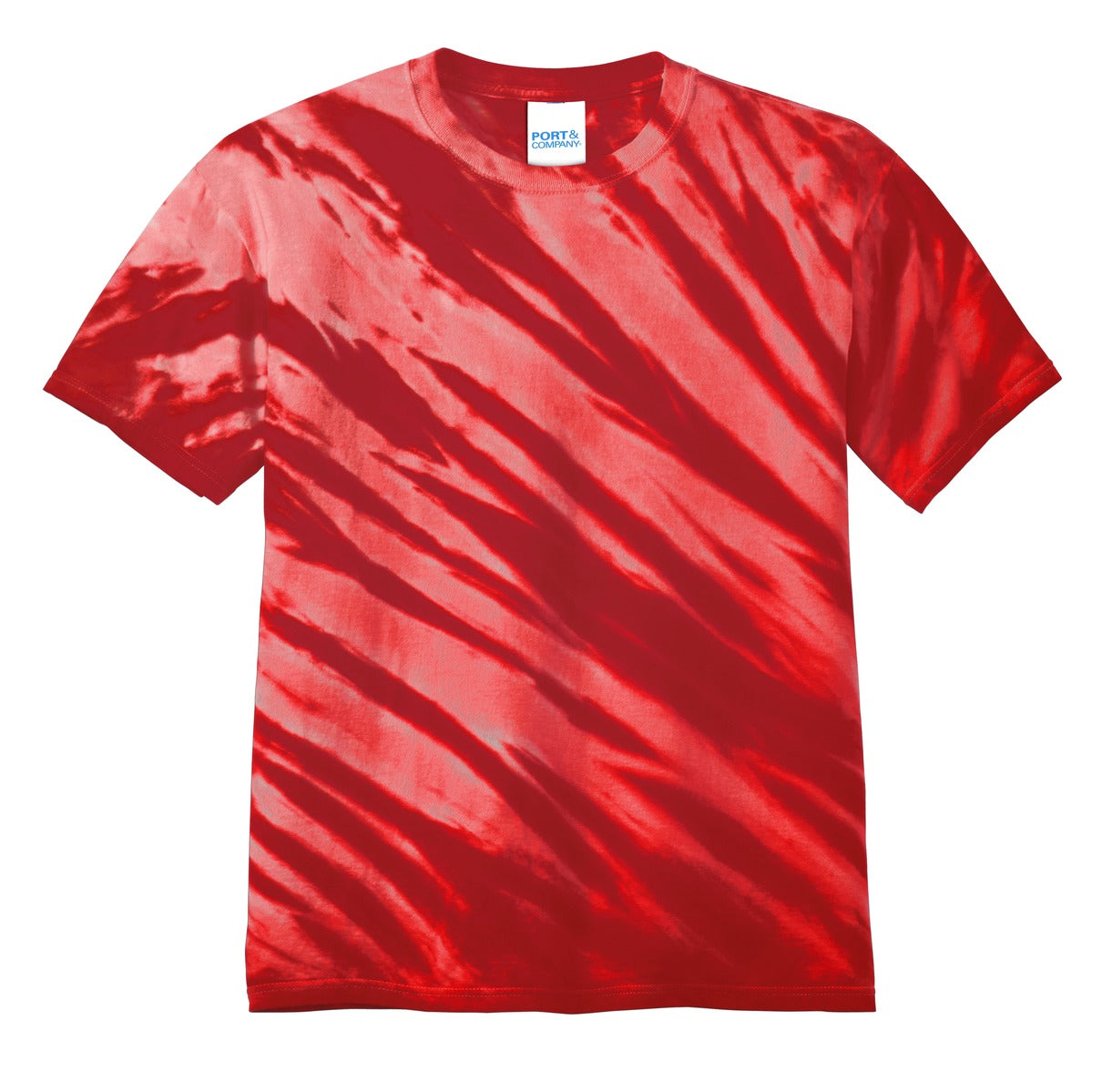 Port & Company - Tiger Stripe Tie-Dye Tee. PC148