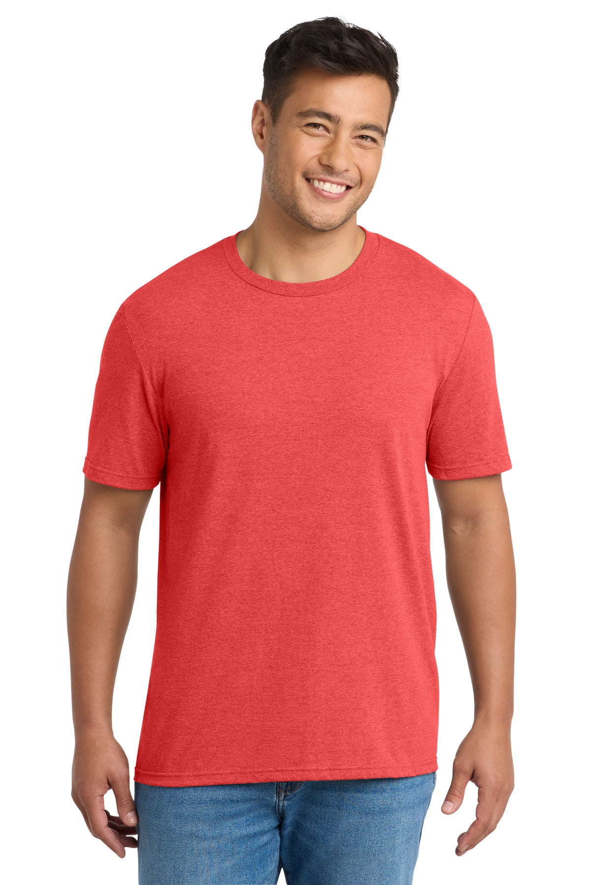 SanMar PC330_brightredheather_model_front.jpg