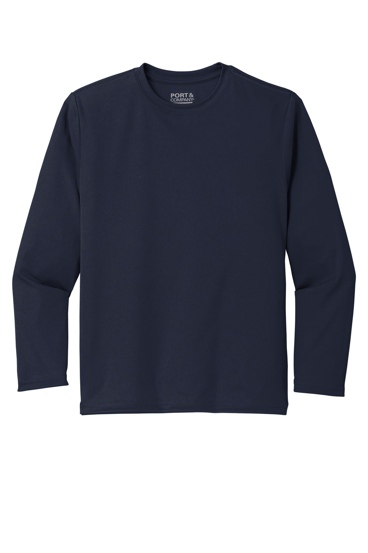 Port & Co Youth Long Sleeve Performance Tee PC380YLS