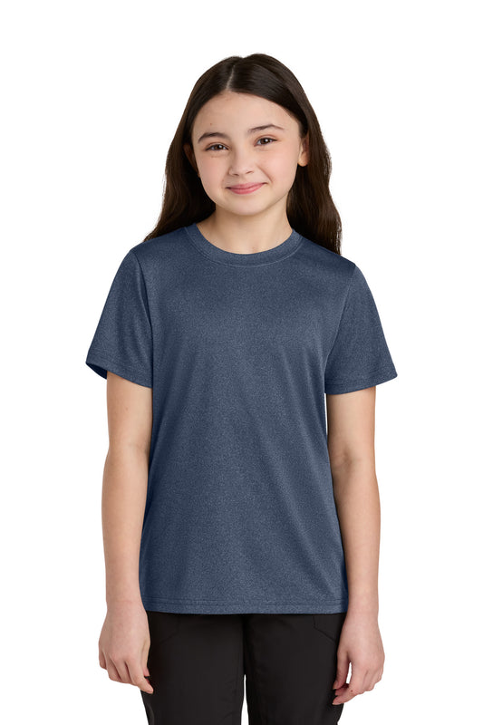 Port & Co Youth Heather Performance Tee PC390Y