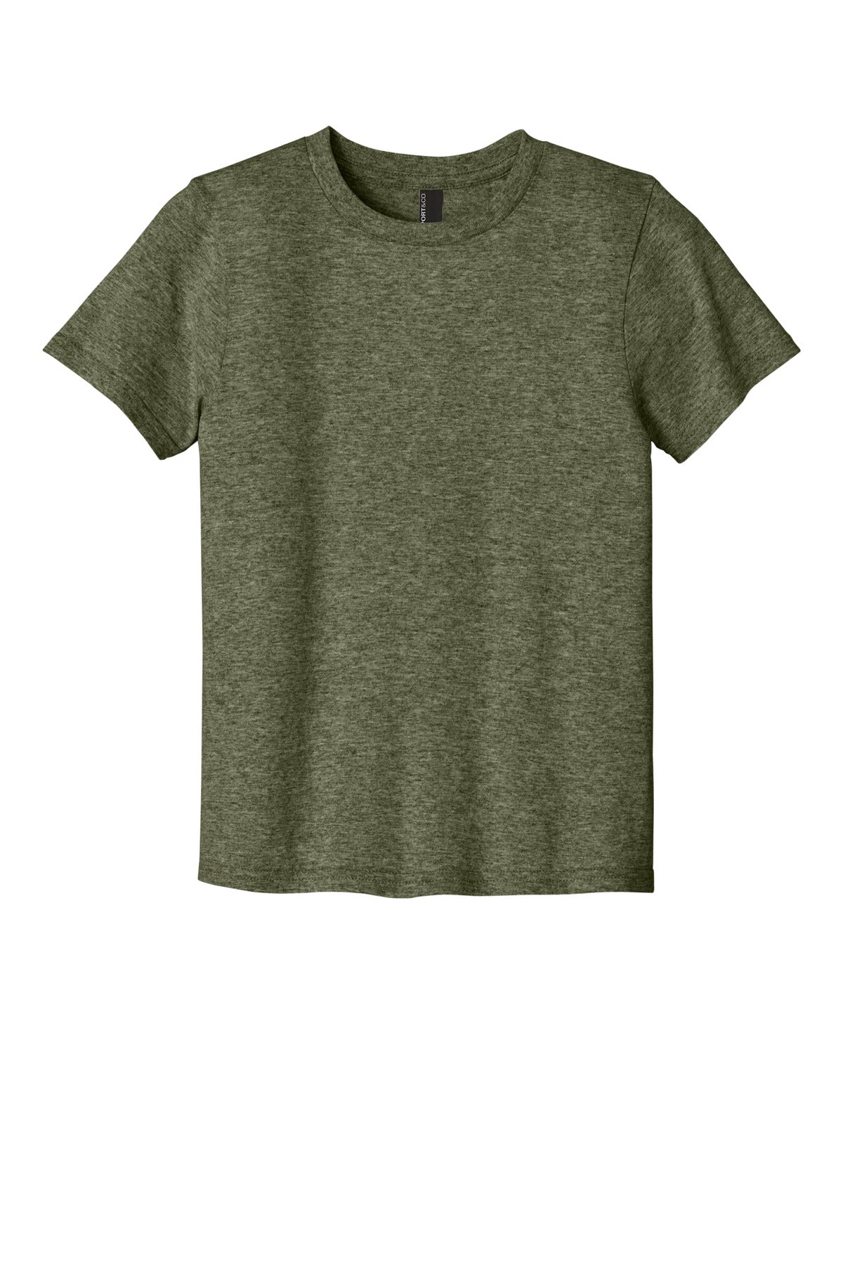 SanMar PC43Y_olivedrabgreenheather_flat_front.jpg