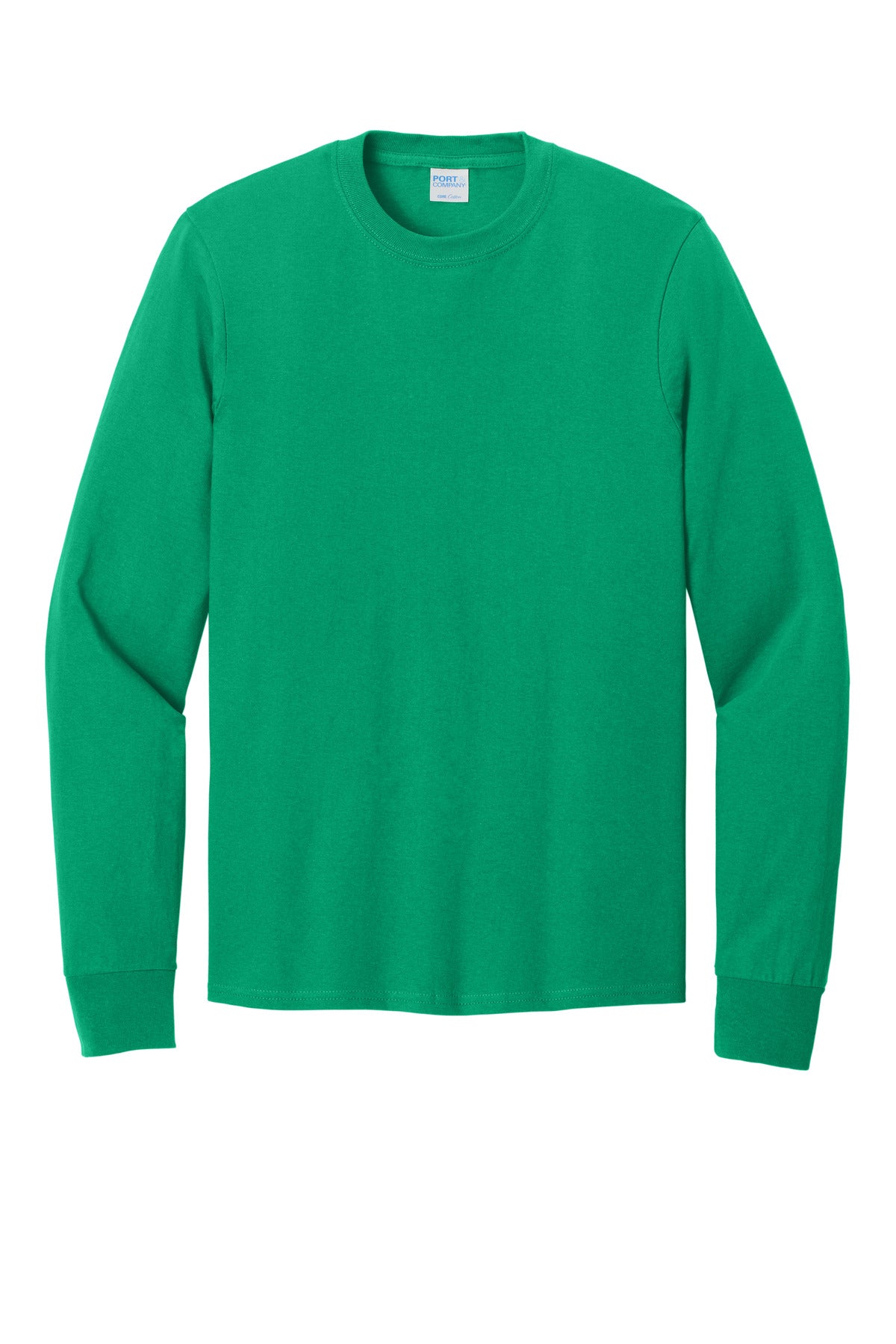 Port & Co Long Sleeve Core Cotton Tee. PC54LS