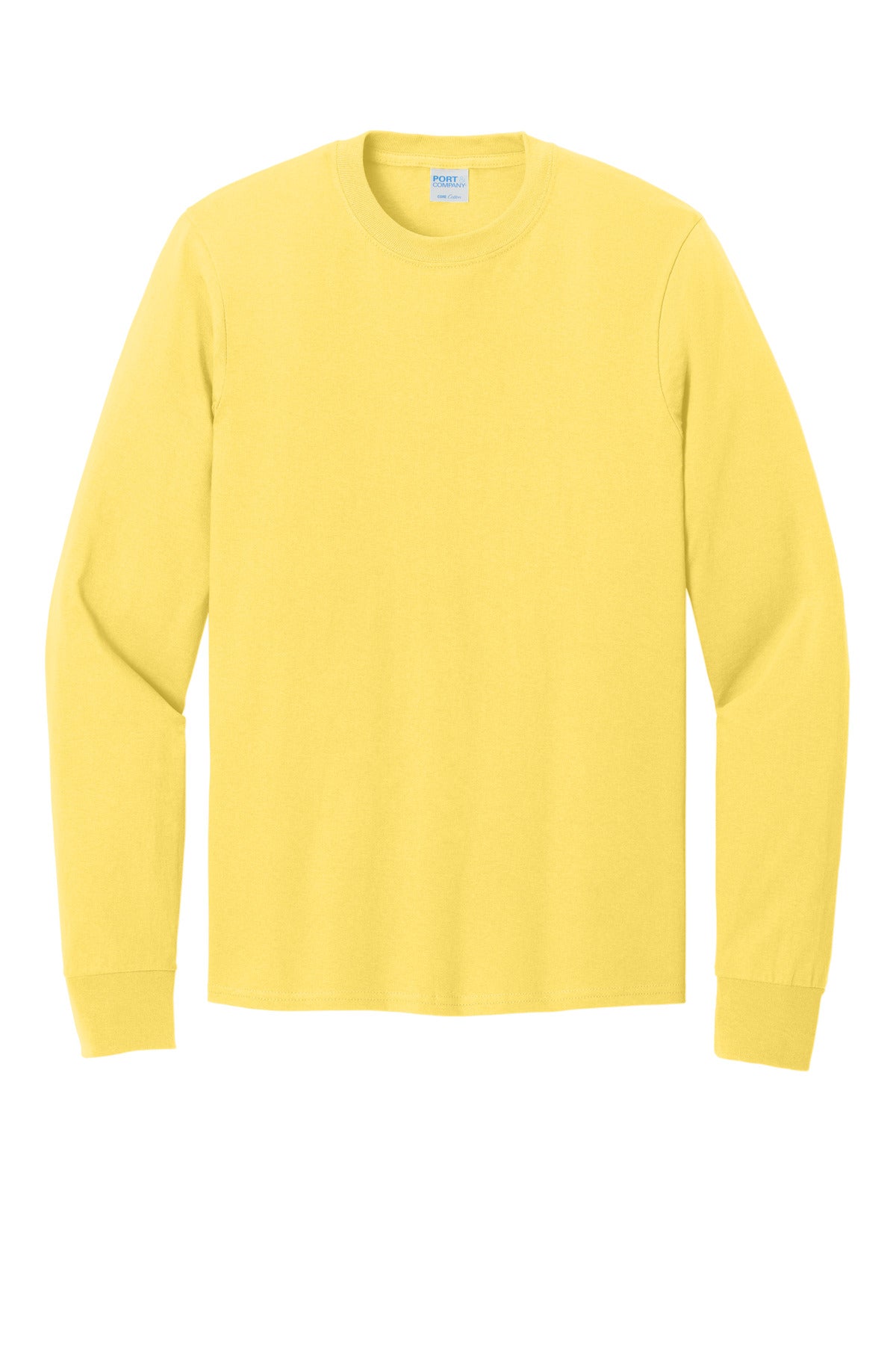 Port & Co Long Sleeve Core Cotton Tee. PC54LS