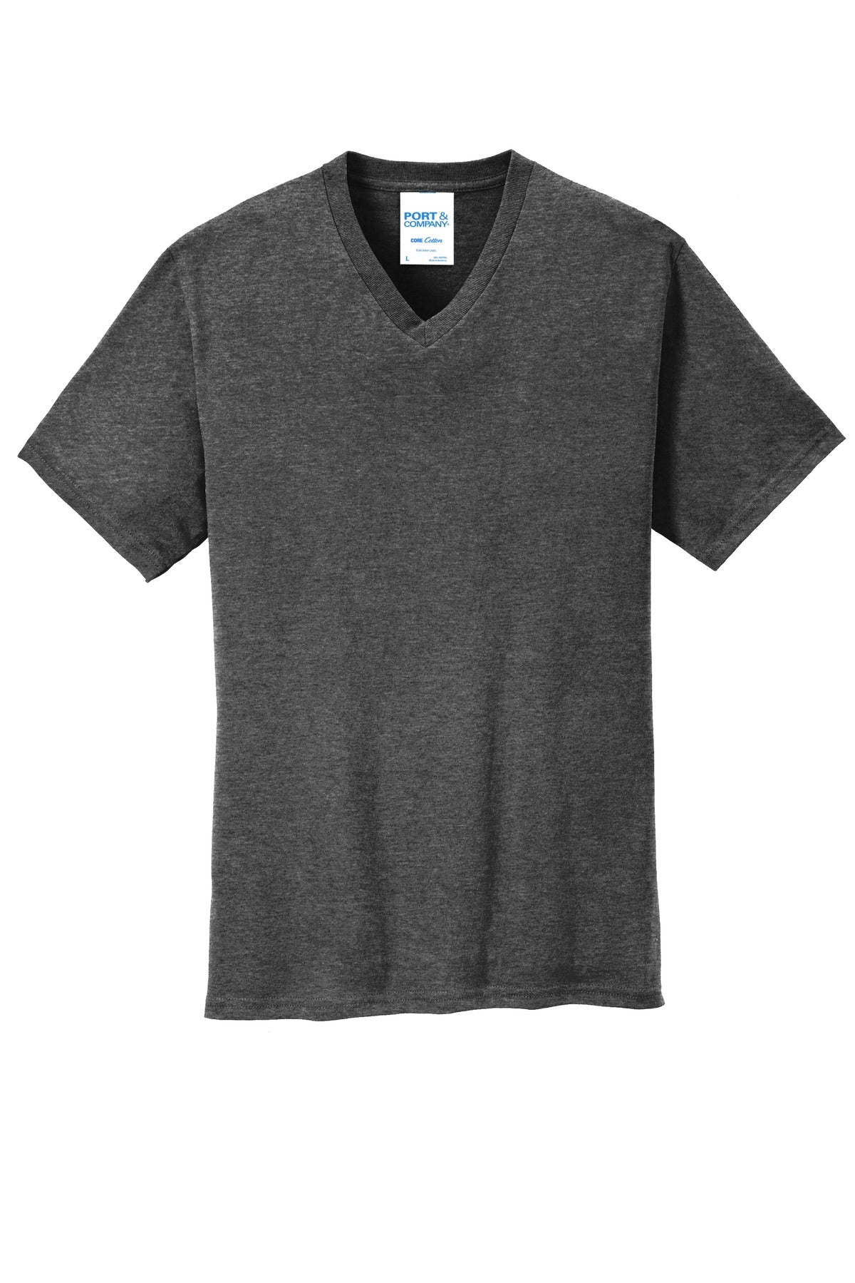 Port & Co Core Cotton V-Neck Tee. PC54V