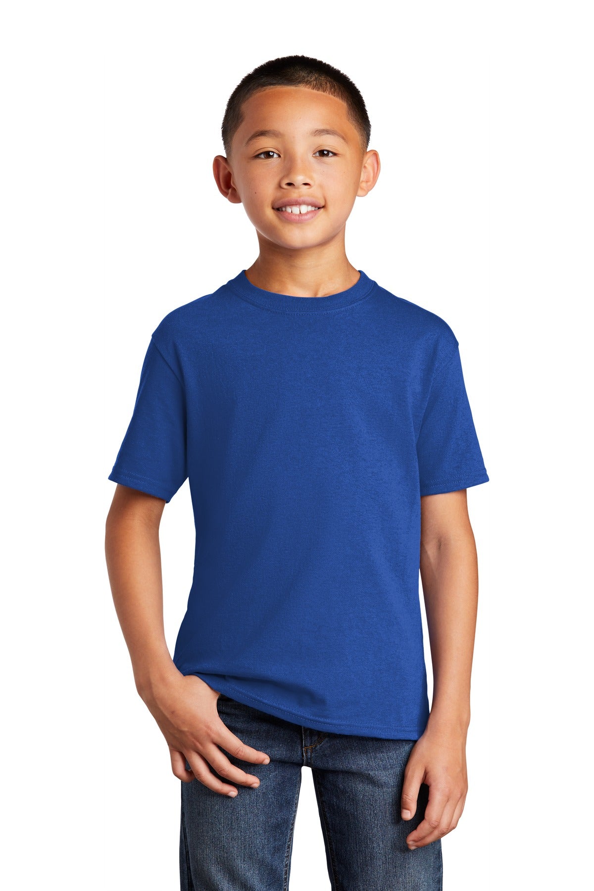 Port & Co Youth Core Cotton Tee. PC54Y