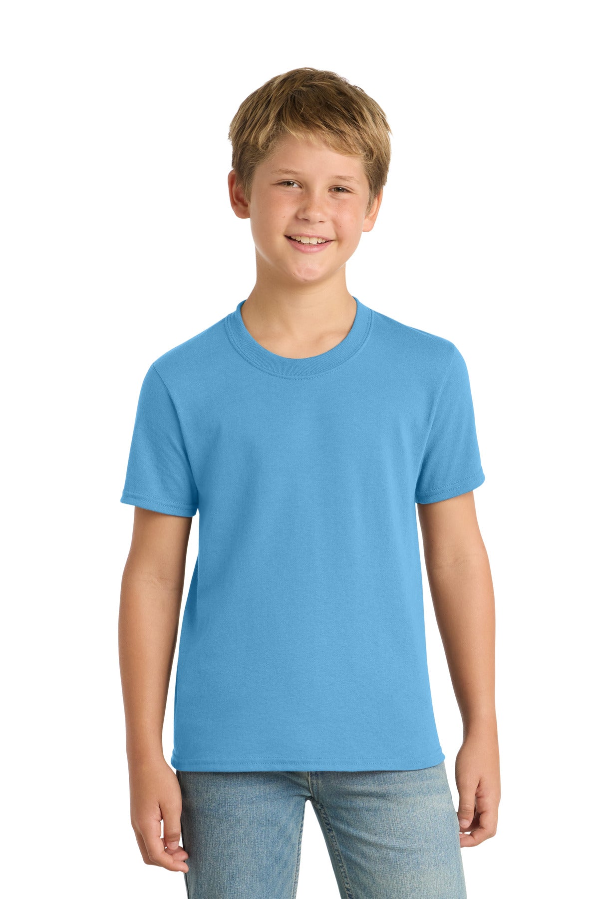 SanMar PC55Y_aquaticblue_model_front.jpg