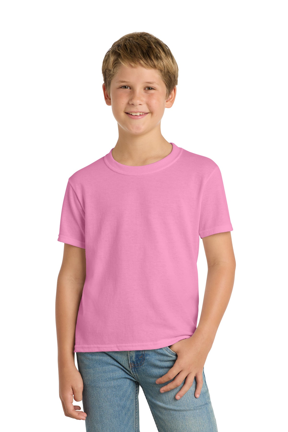 SanMar PC55Y_candypink_model_front.jpg