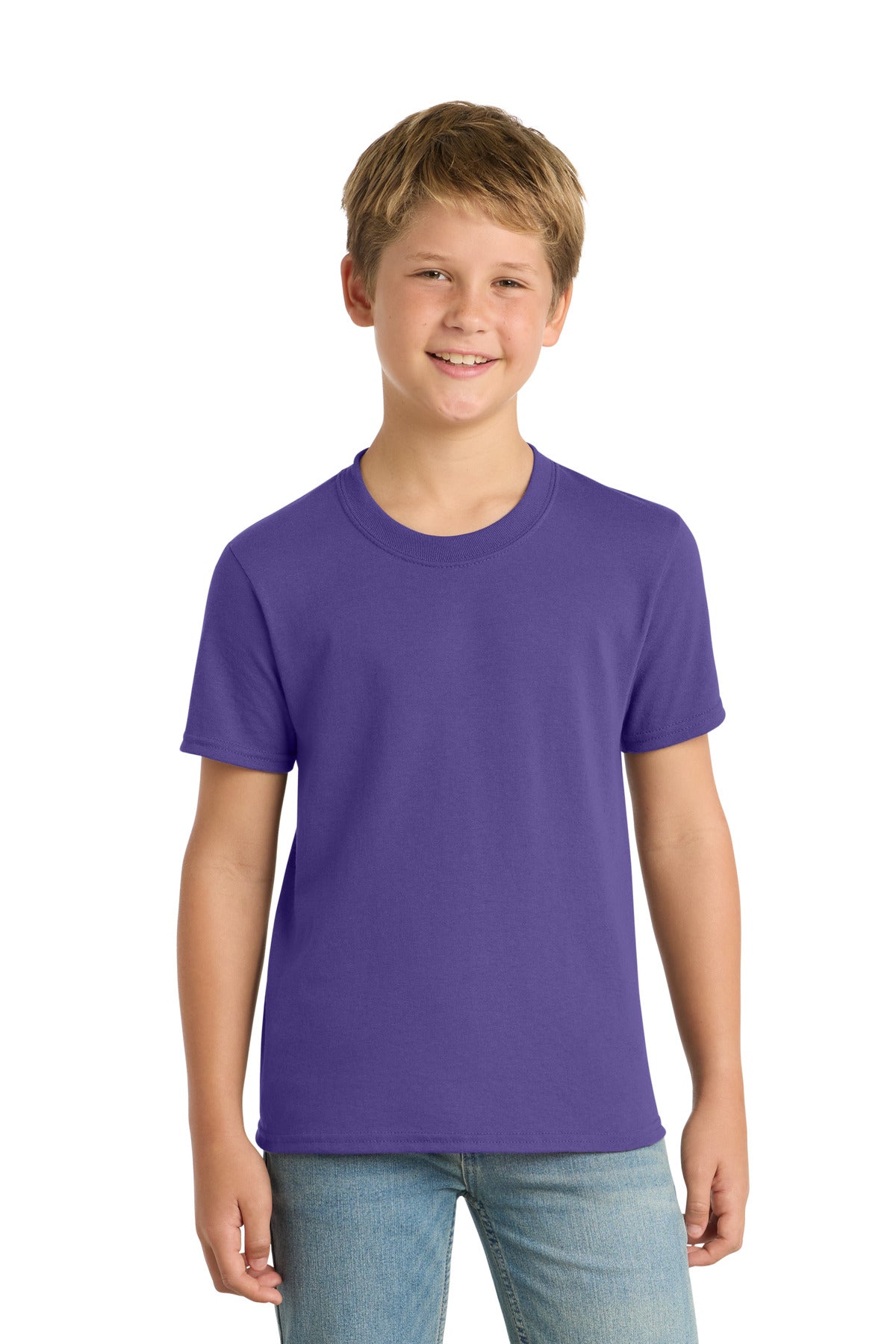 SanMar PC55Y_purple_model_front.jpg