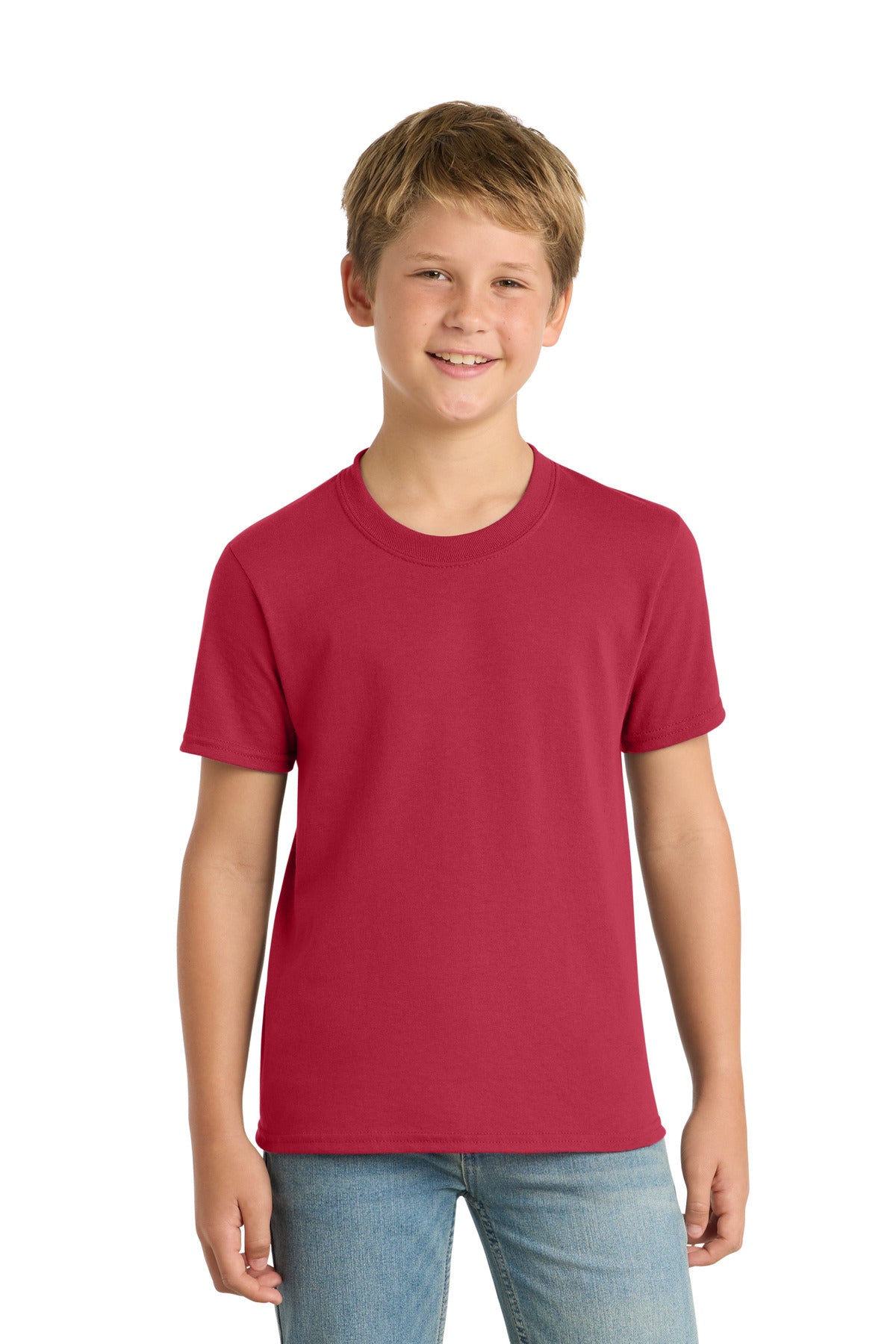 SanMar PC55Y_red_model_front.jpg
