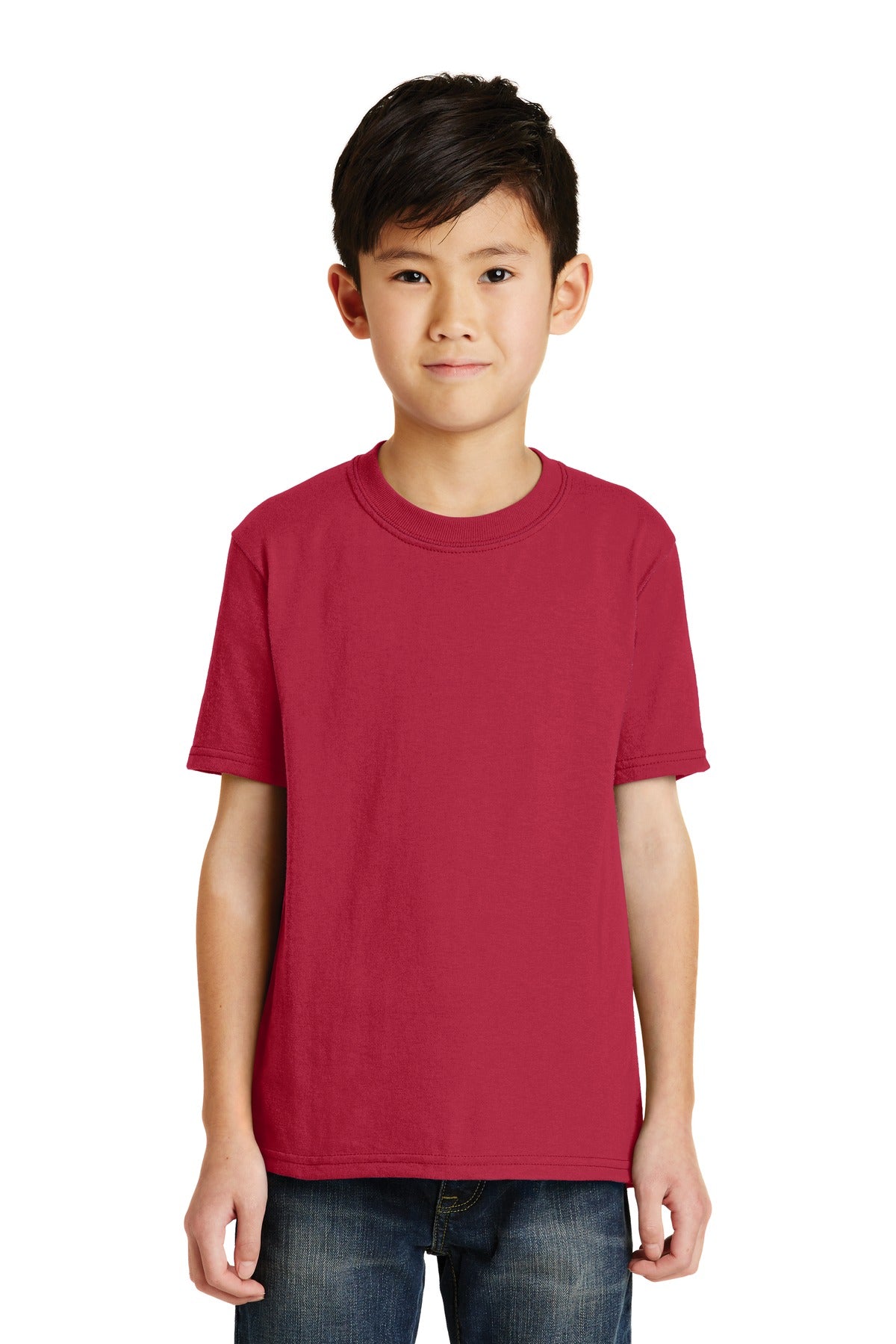 Port & Co Youth Core Blend Tee. PC55Y