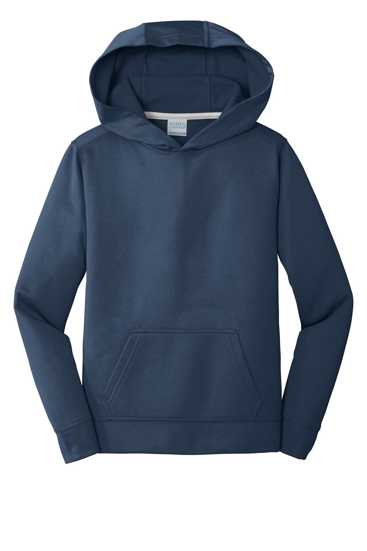 Port & Co Youth Performance Fleece Pullover Hooded Sweatshirt. PC590YH