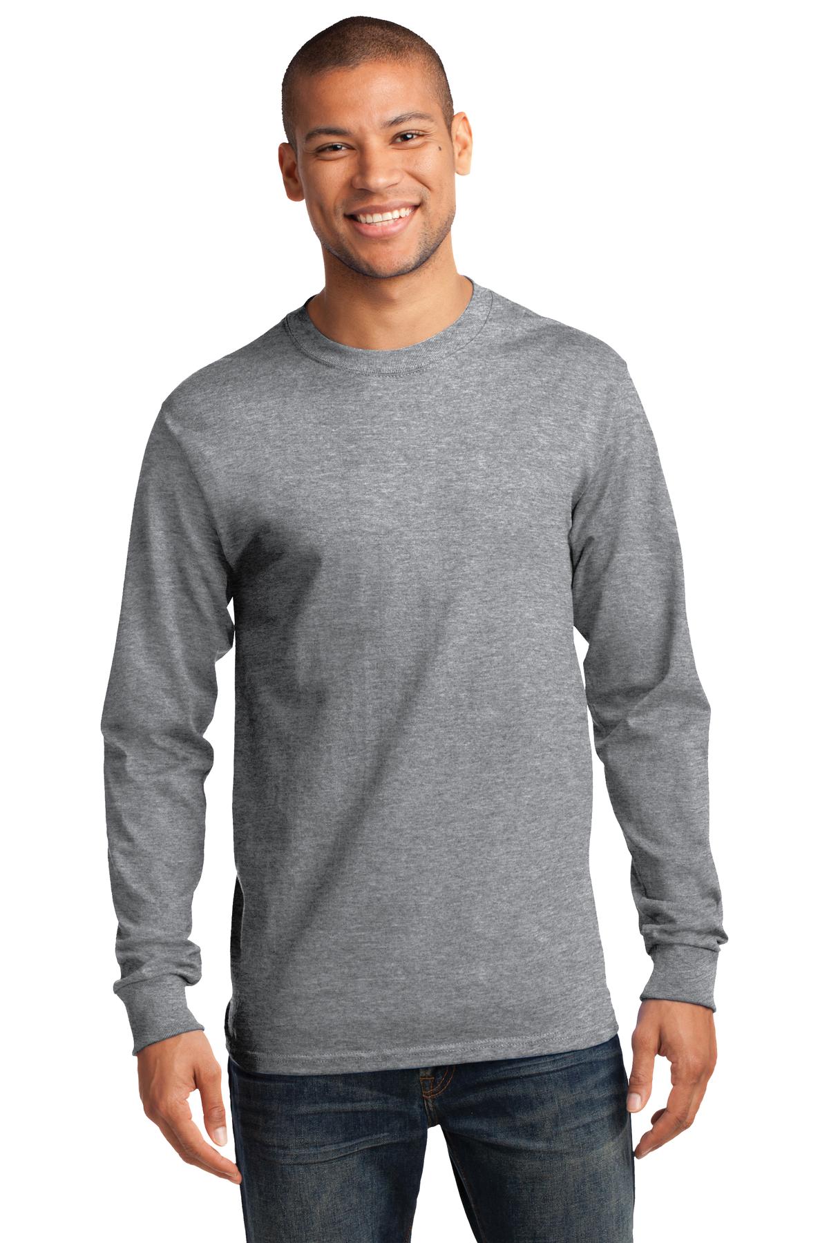 Port & Co Long Sleeve Essential Tee. PC61LS