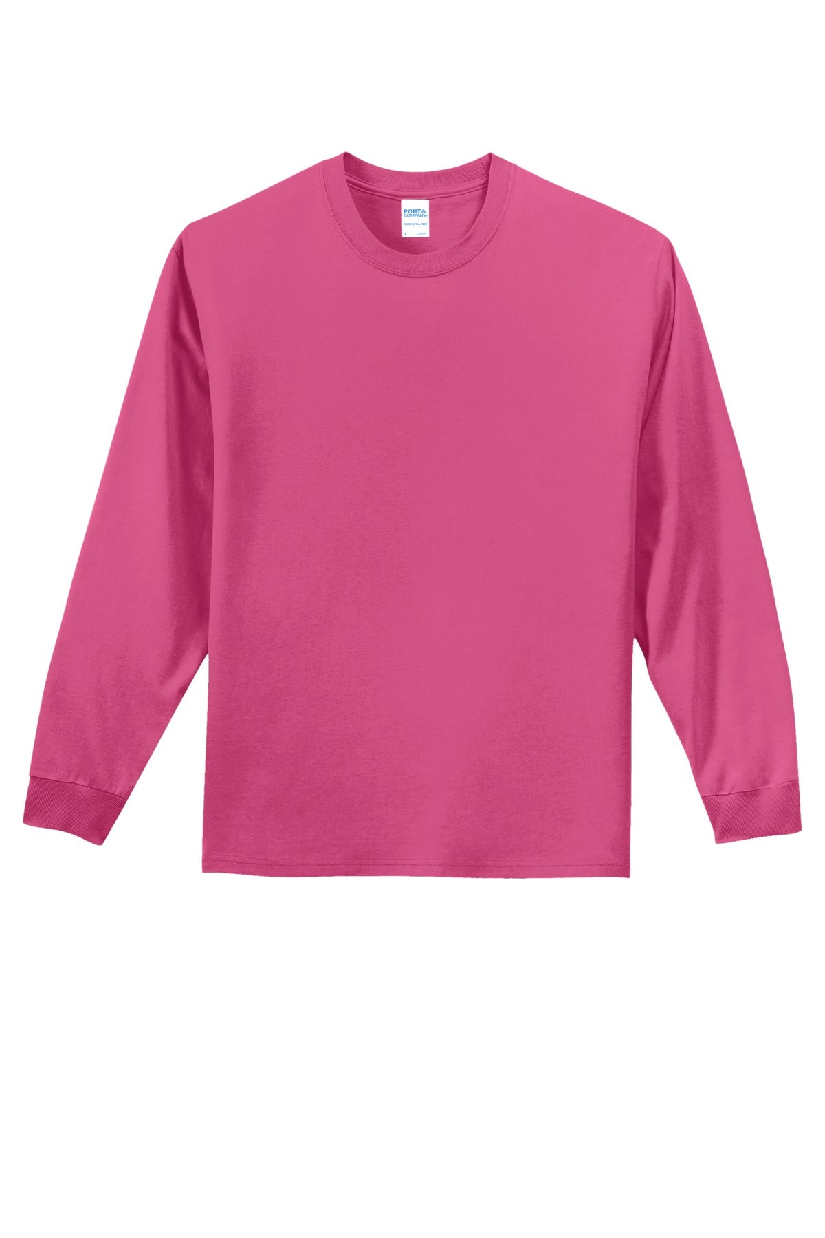 Port & Co Long Sleeve Essential Tee. PC61LS