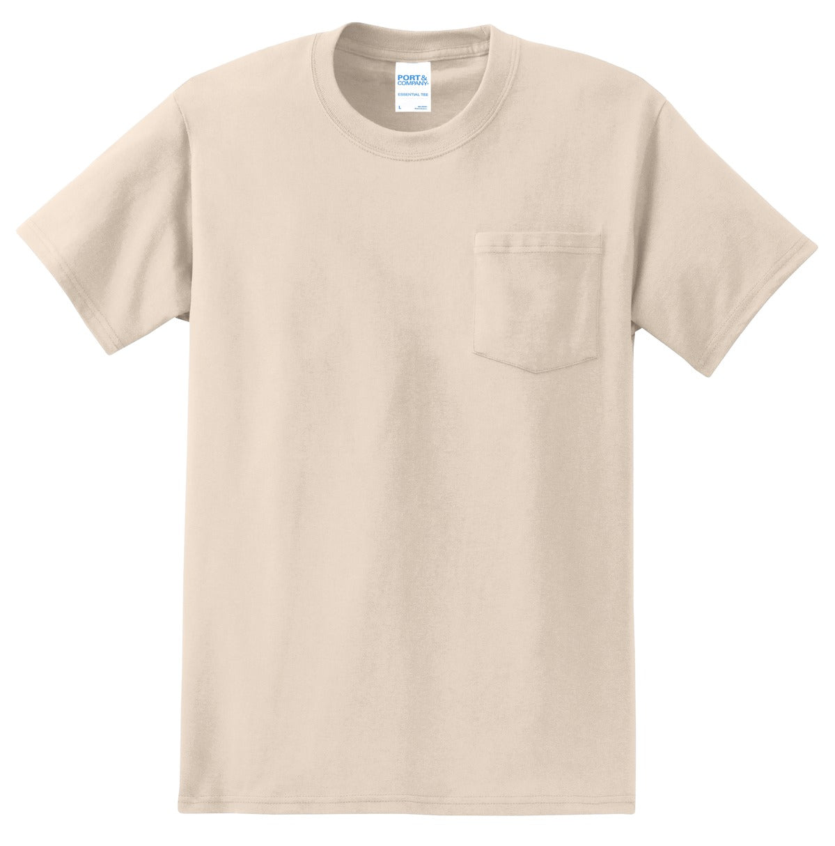 Port & Co Essential Pocket Tee. PC61P