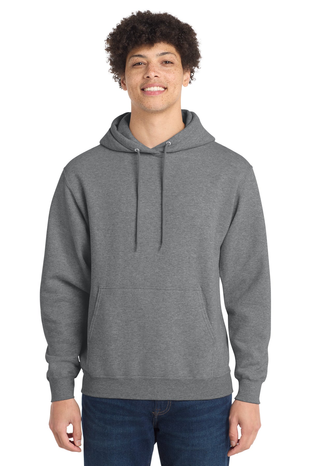 SanMar PC78H_graphiteheather_model_front.jpg